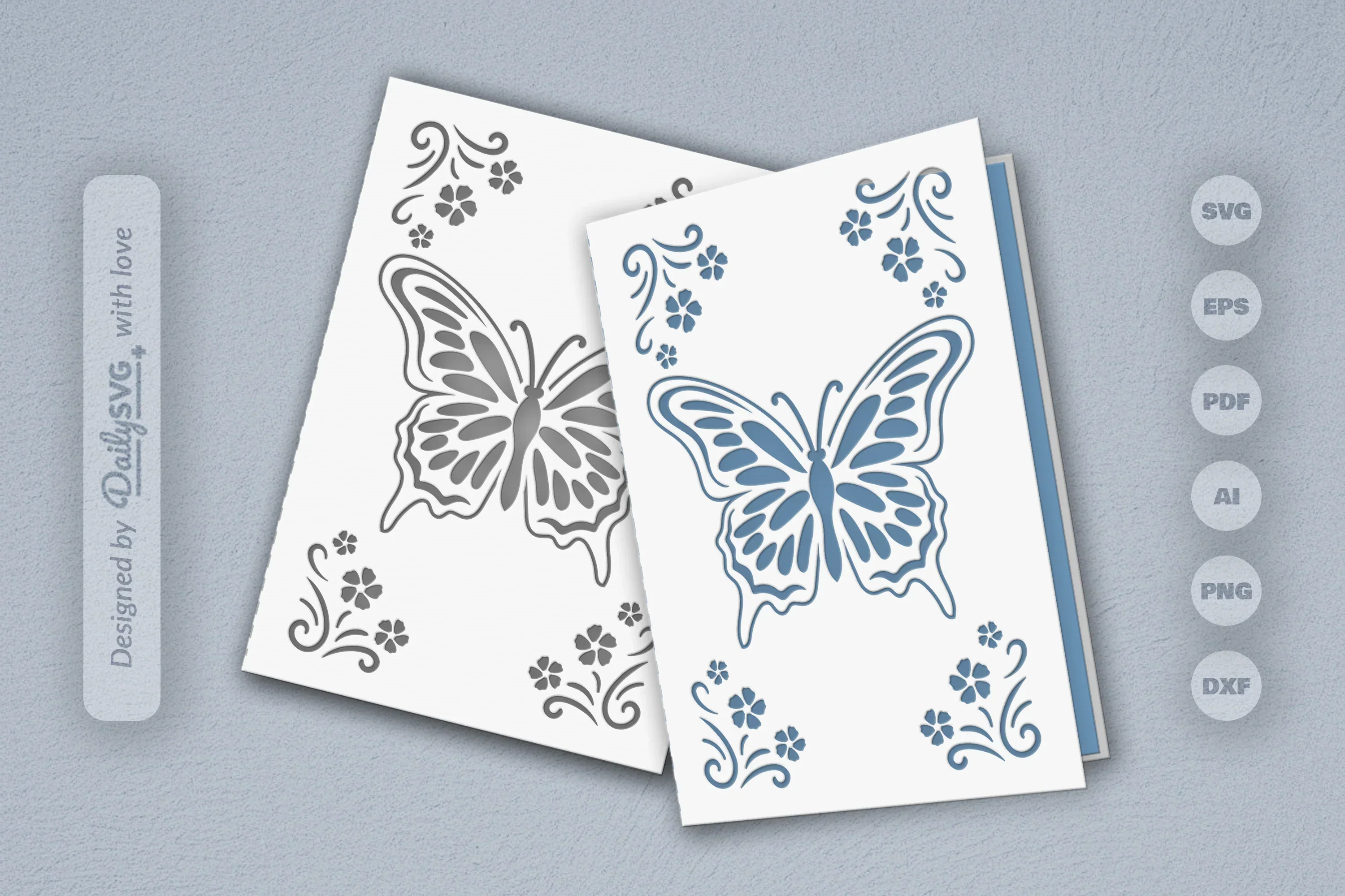 Butterfly Floral SVG Bundle Collection