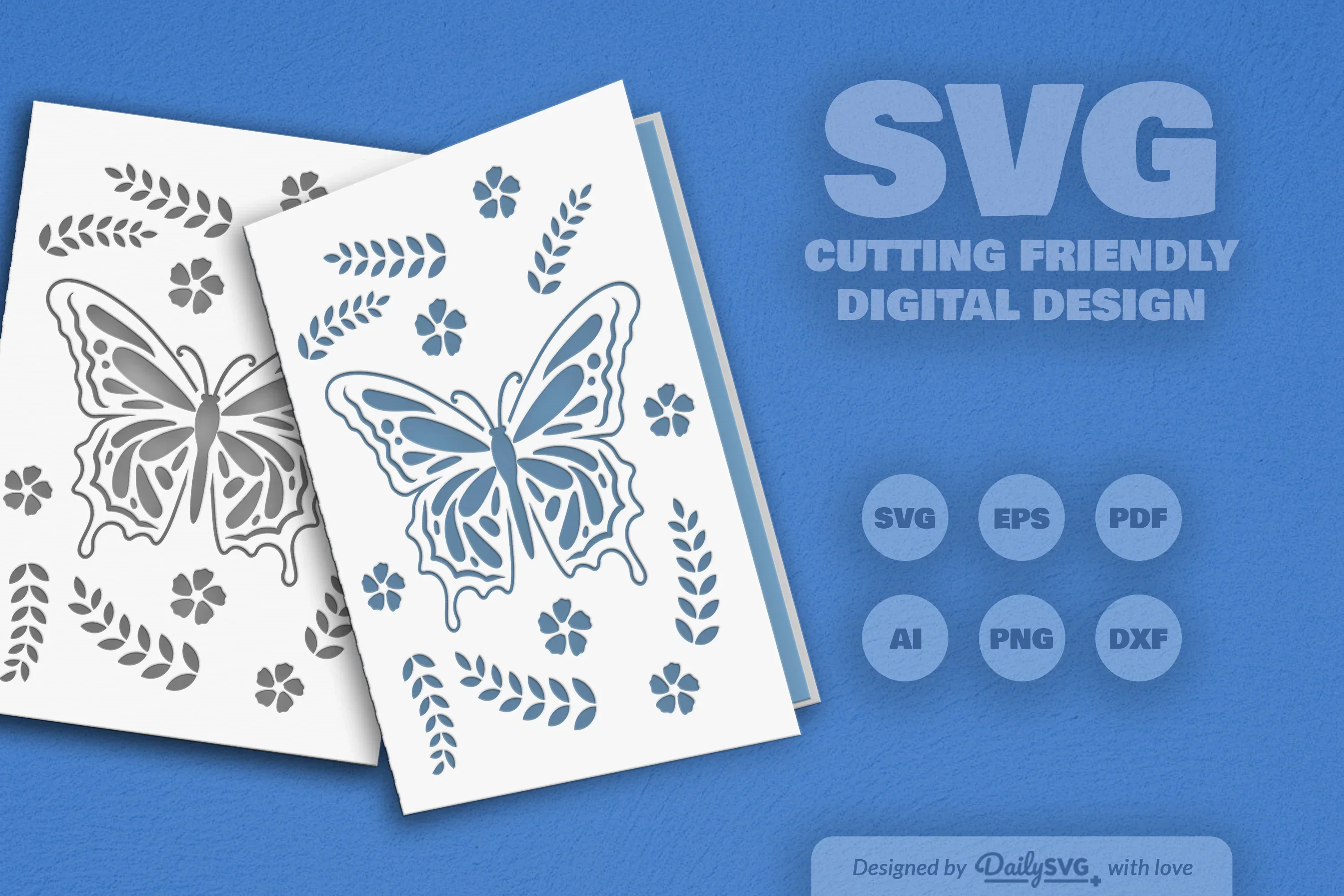 Butterfly Folk Art SVG Bundle - Image 2