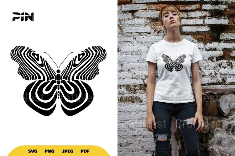 Butterfly Marble SVG Bundle