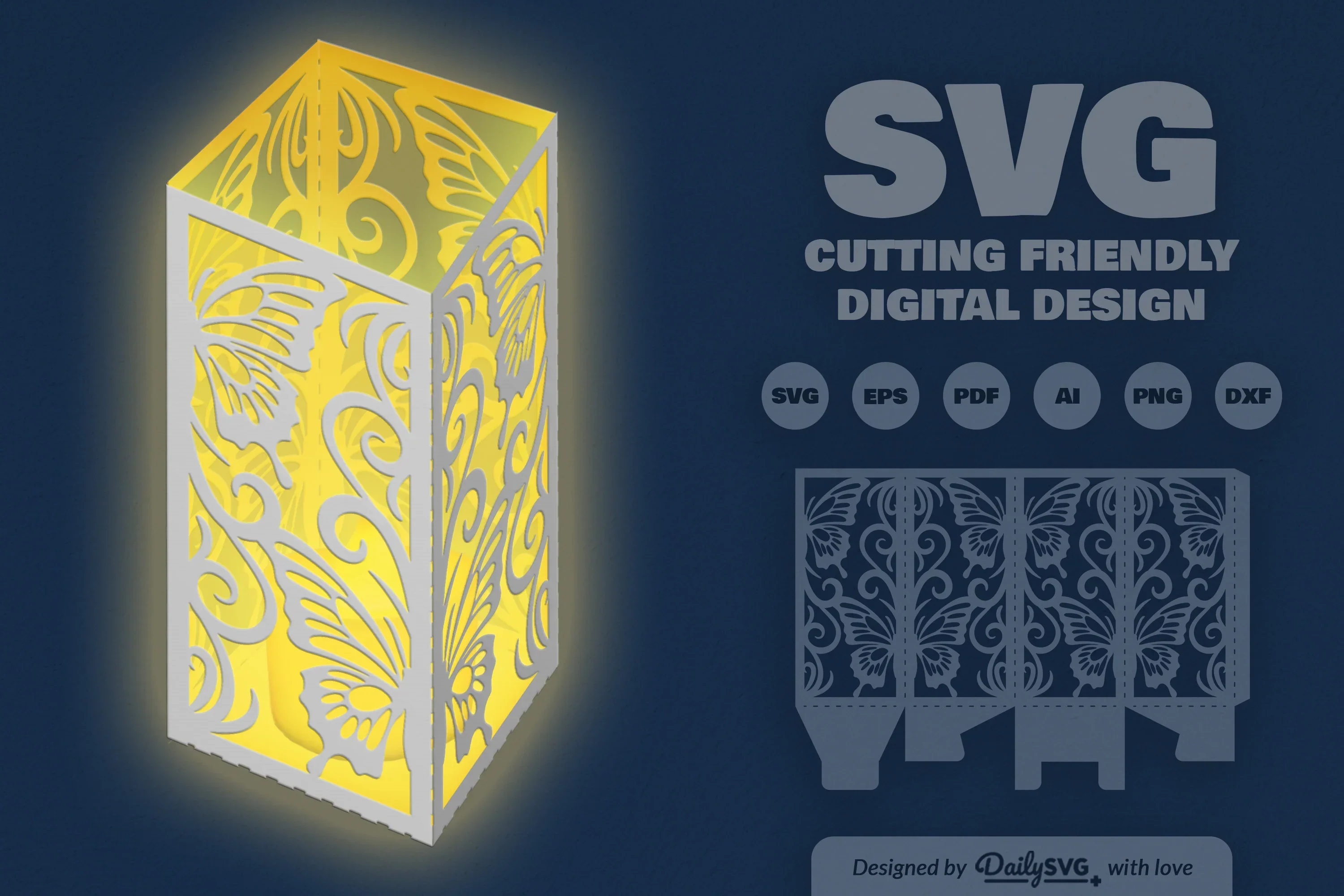 Butterfly Ornament Cut SVG Bundle - Image 2