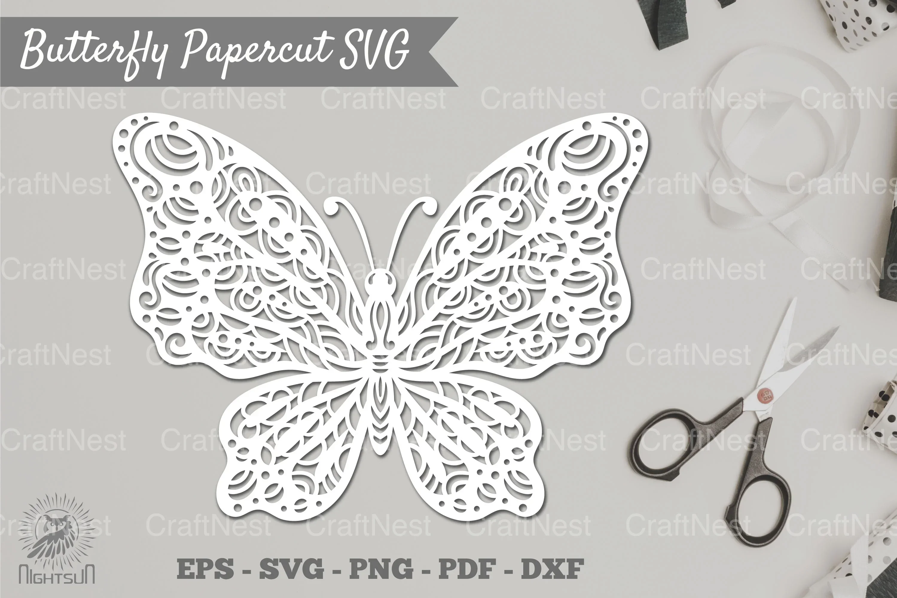 Butterfly Papercut SVG Bundle