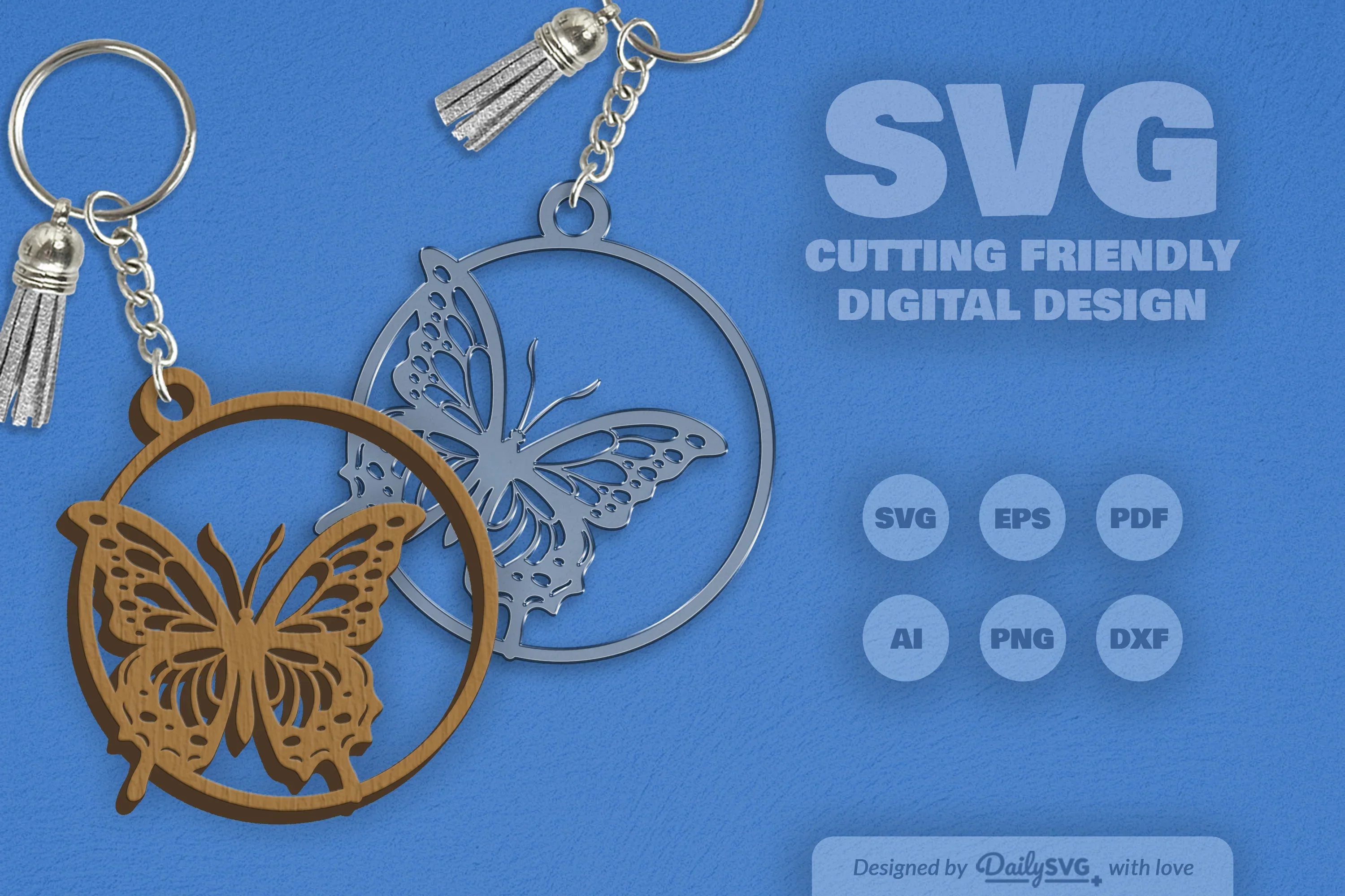 Butterfly Round SVG Bundle - Image 2