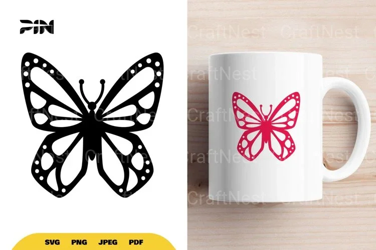 Butterfly Vector Clipart Bundle
