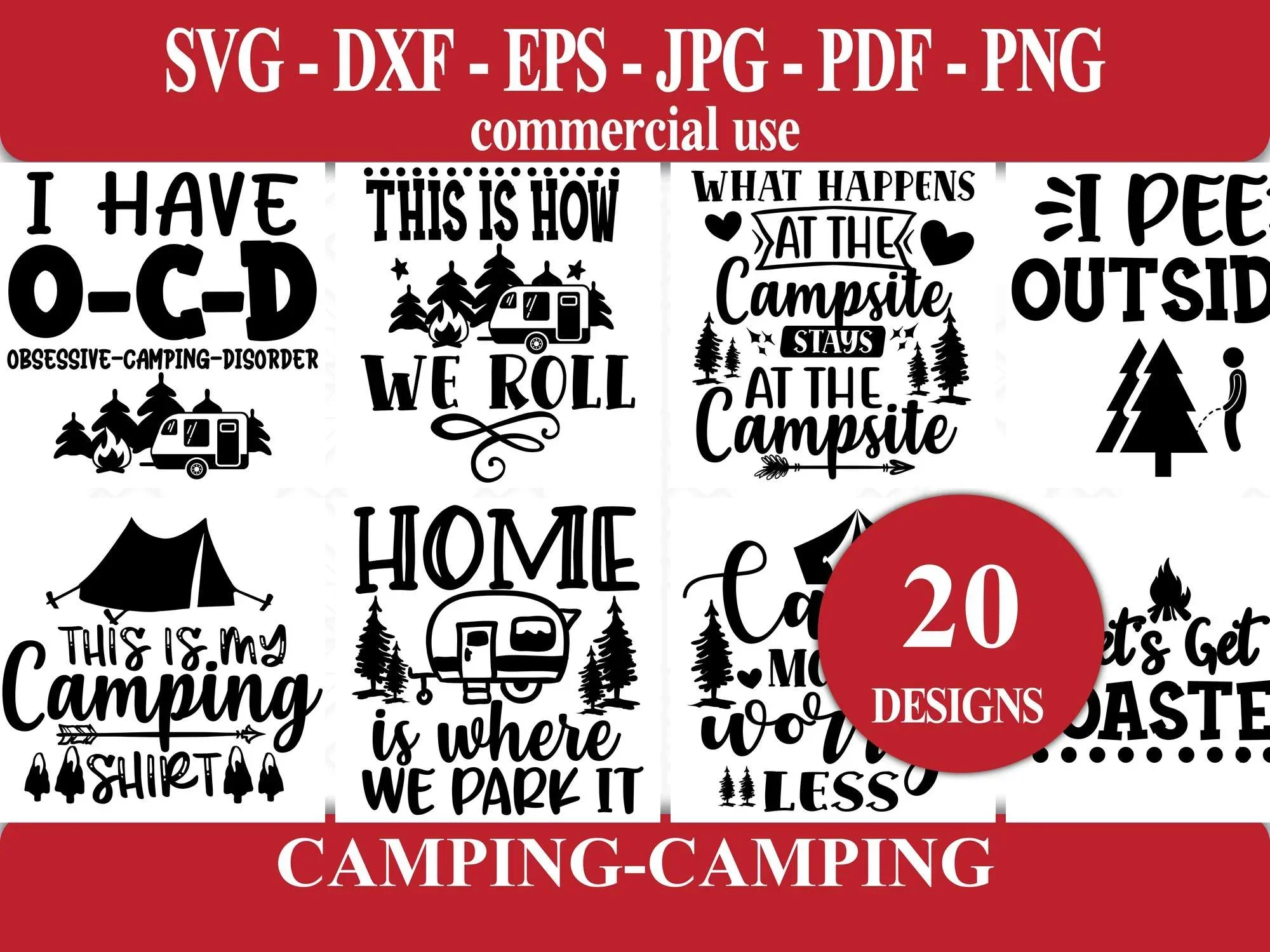 Camping SVG