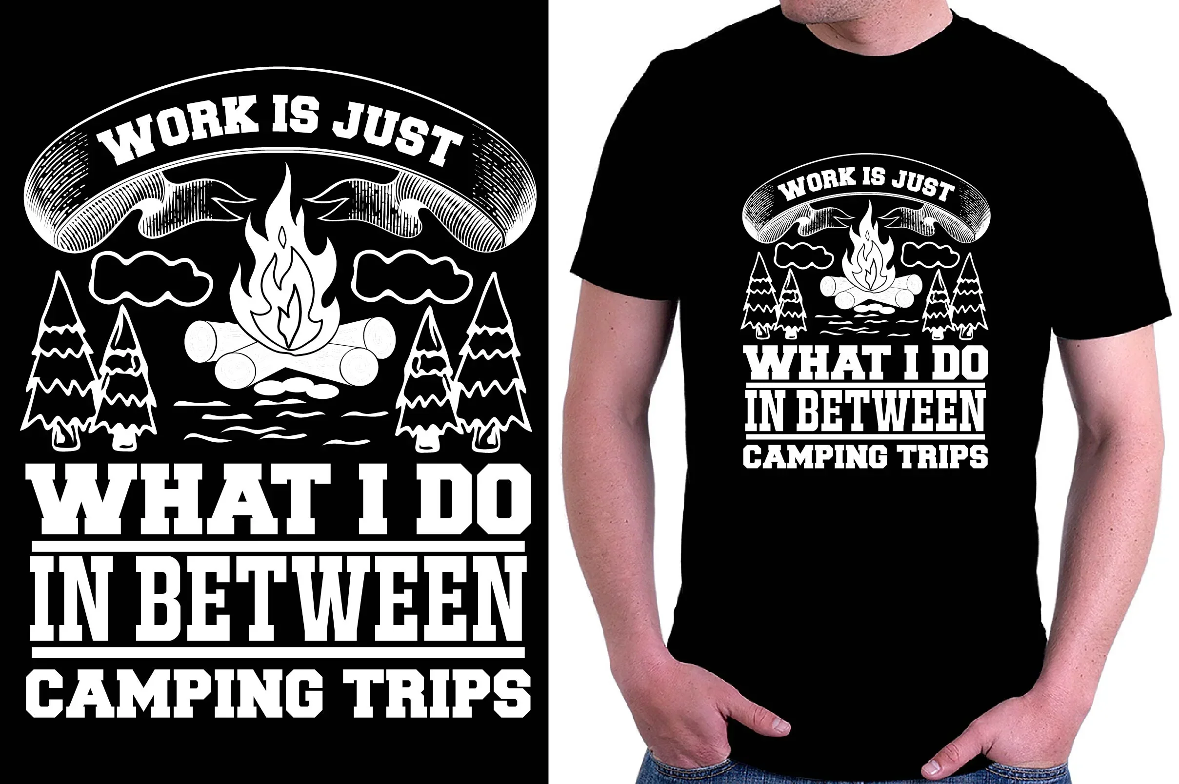 Camping T-Shirt Bundle - Image 5