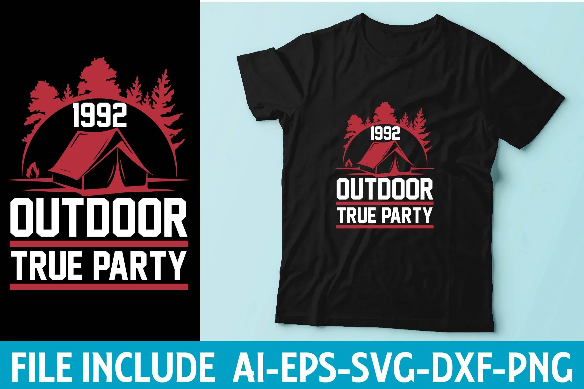 Camping T-Shirt Bundle - Image 4