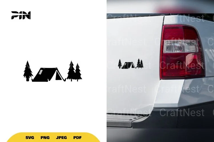 Camping Tent SVG Bundle Clipart