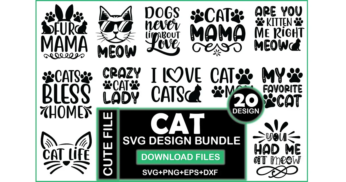 Cat SVG Bundle - Image 3