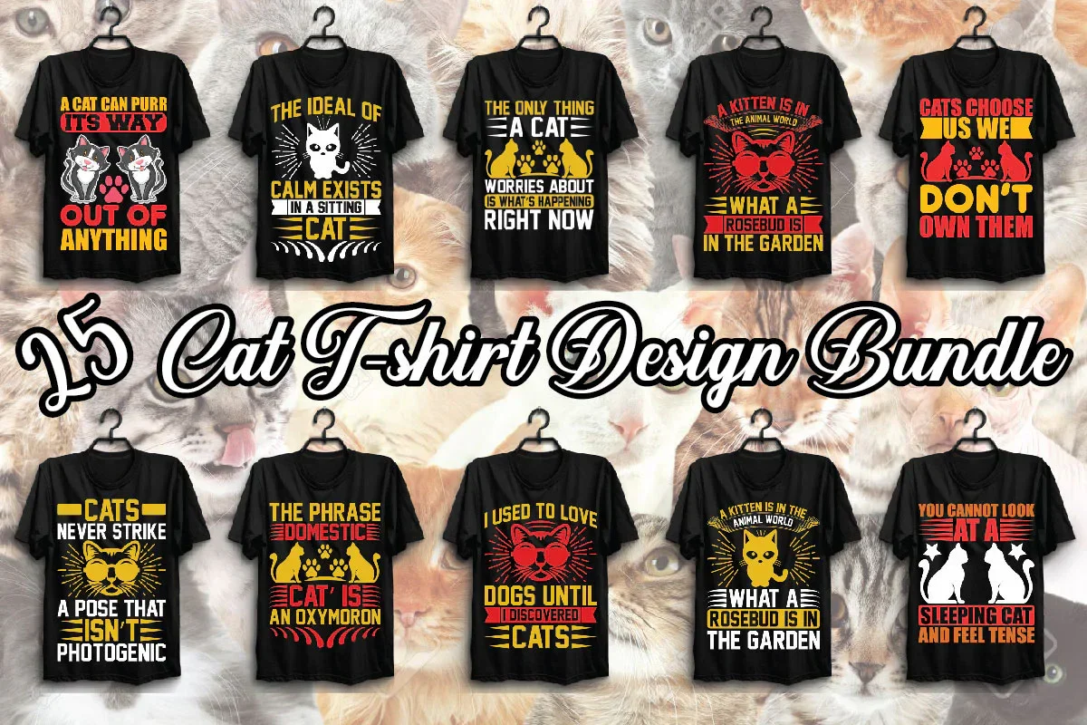 Cat T Shirt Bundle