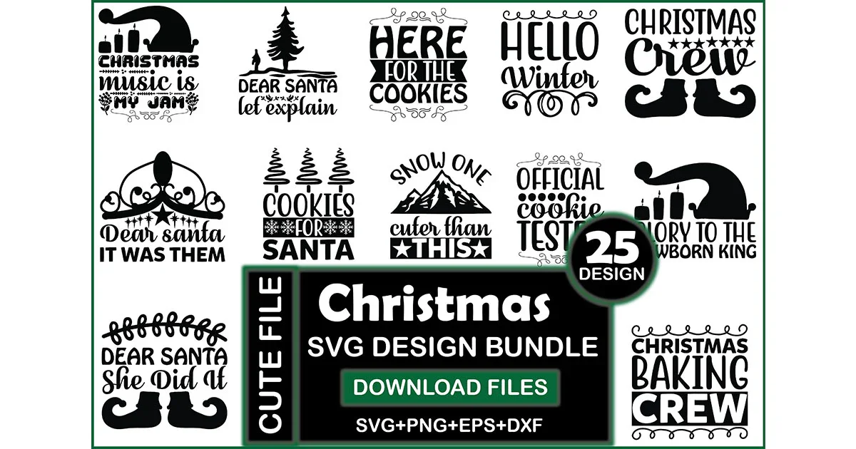 Christmas 12 SVG Bundle - Image 3