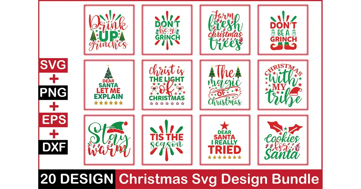 Christmas 20 SVG Bundle - Image 3