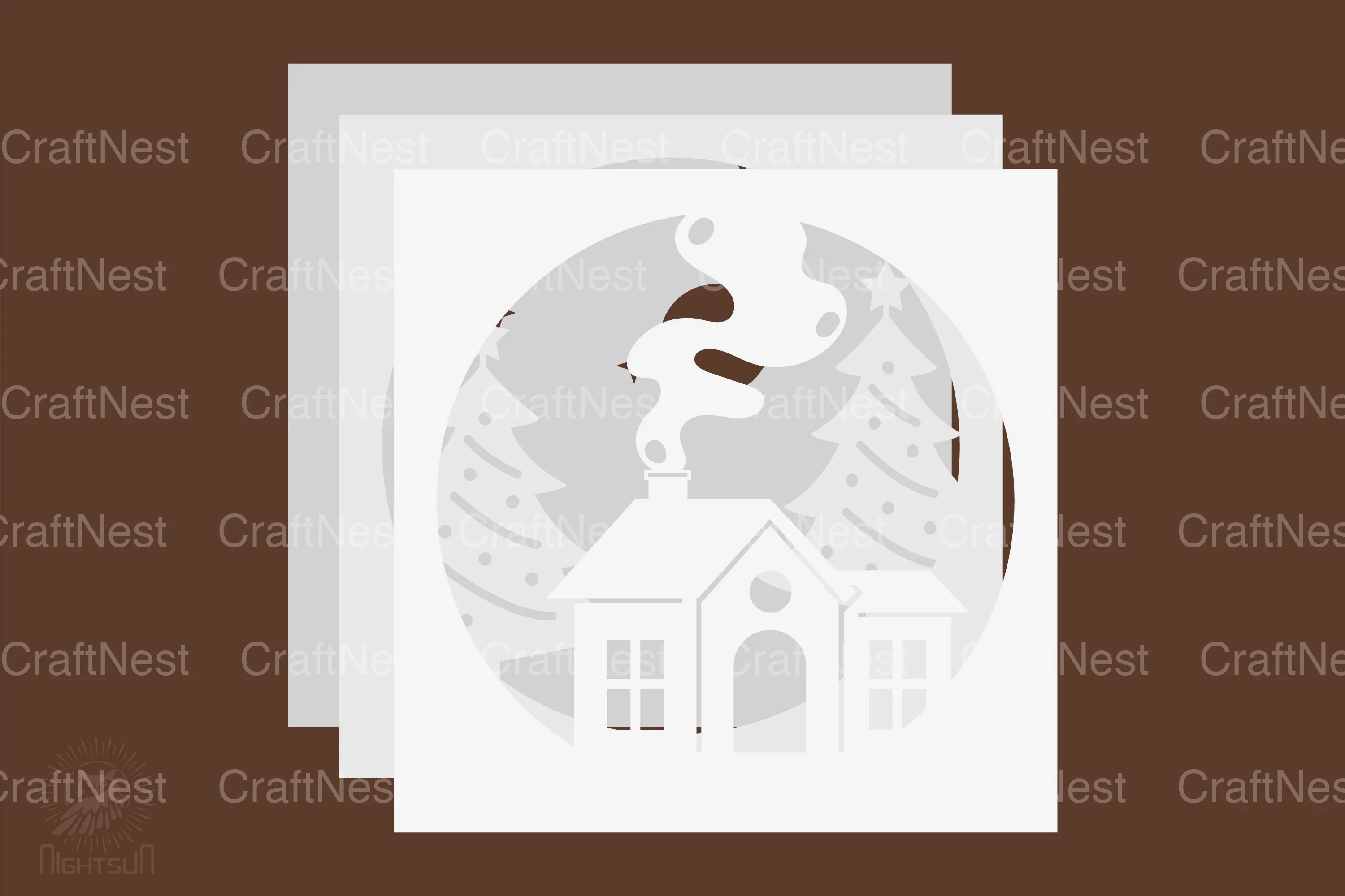 Christmas 3D Shadow Box SVG Bundle for Cricut - Image 2