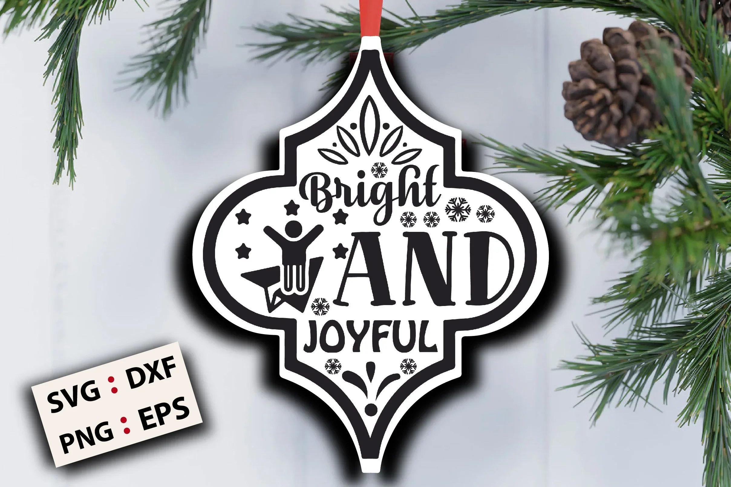 Christmas Arabesque Ornament SVG Bundle - Image 18