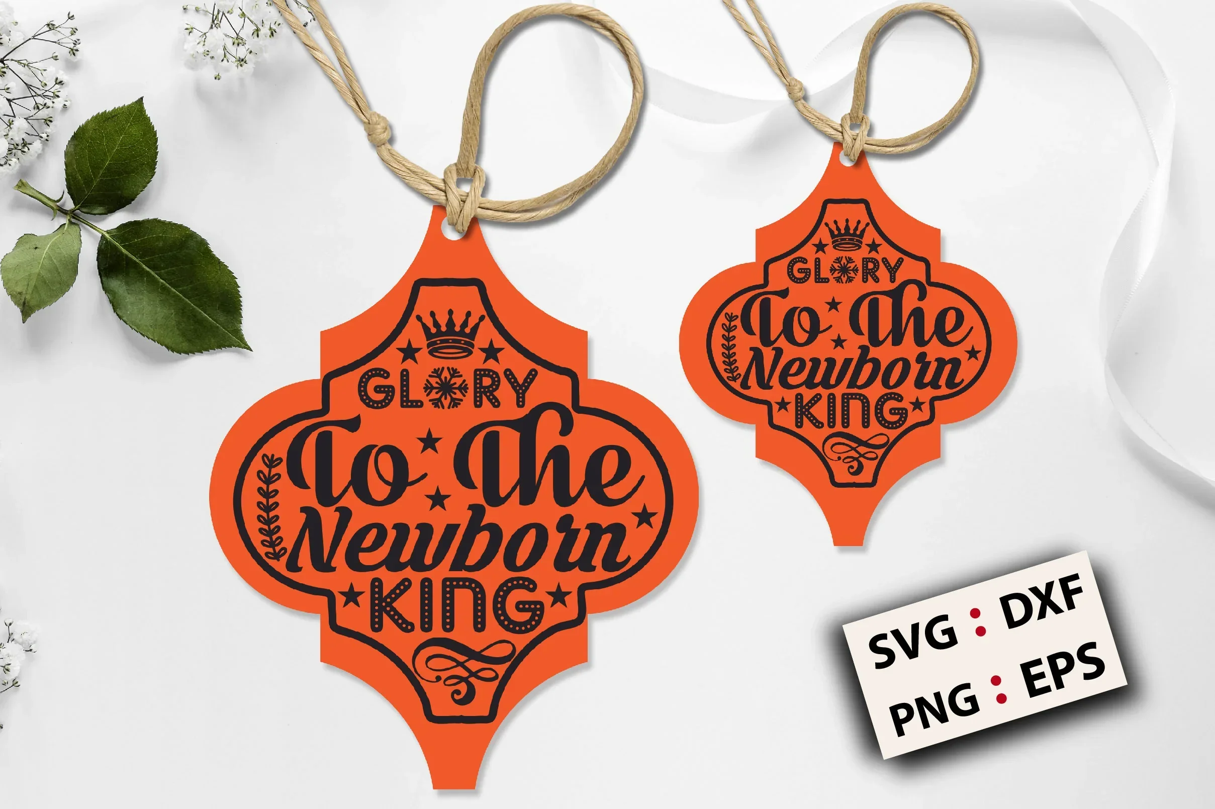 Christmas Arabesque Ornament SVG Bundle - Image 5