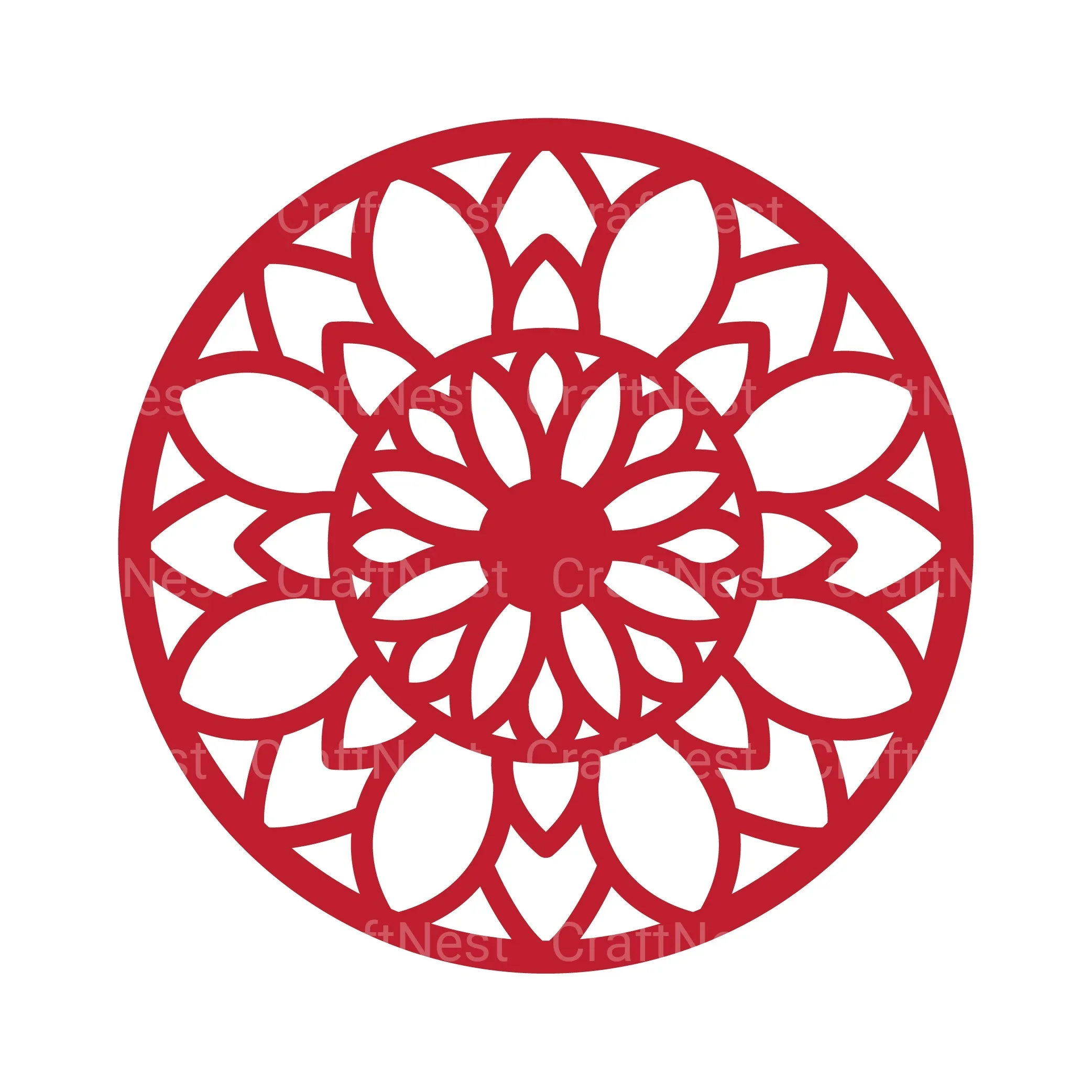 Christmas Bauble Mandala 3D Layered Papercut Clipart Bundle - Image 5