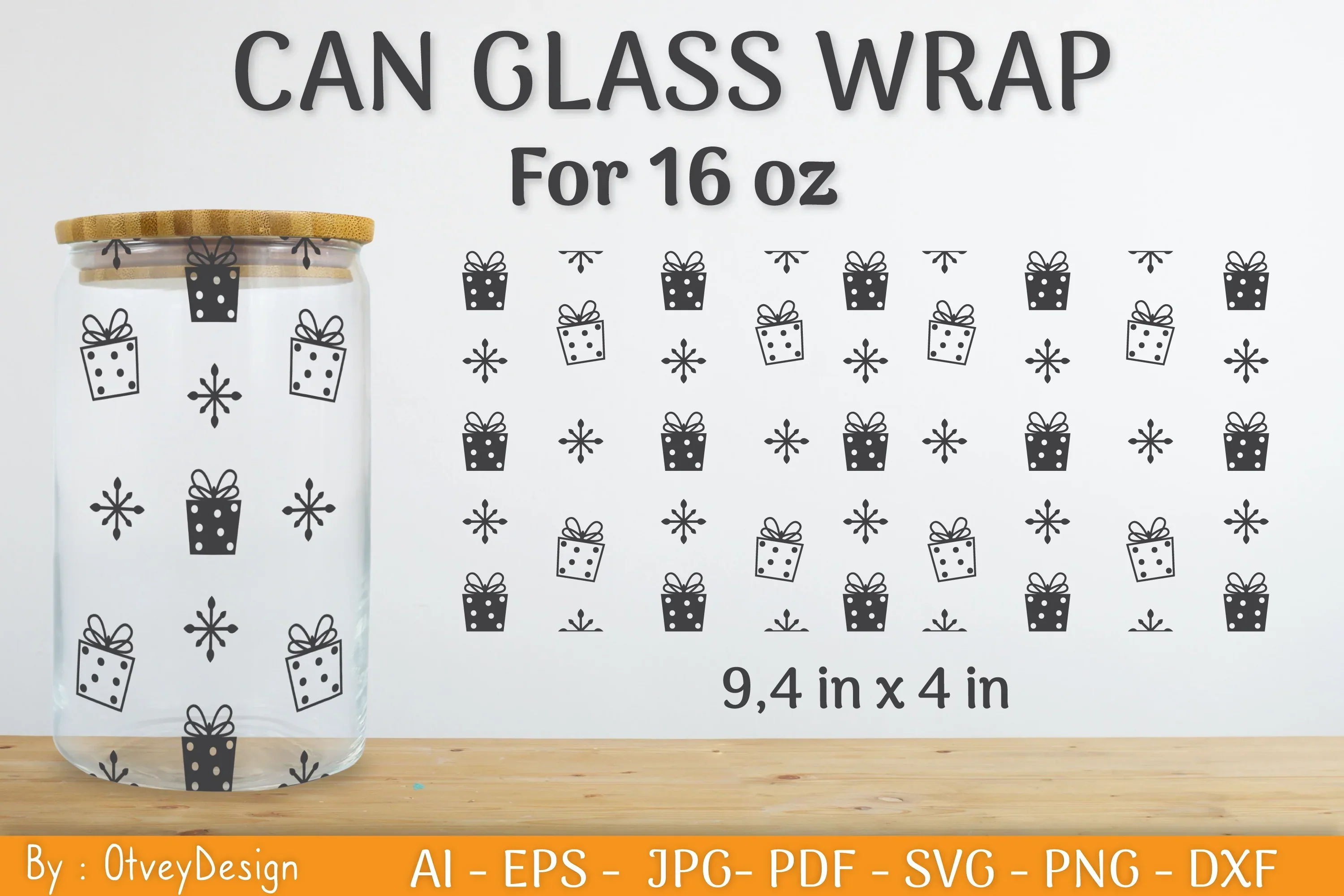 Christmas Beer Can Glass 16 OZ SVG Bundle