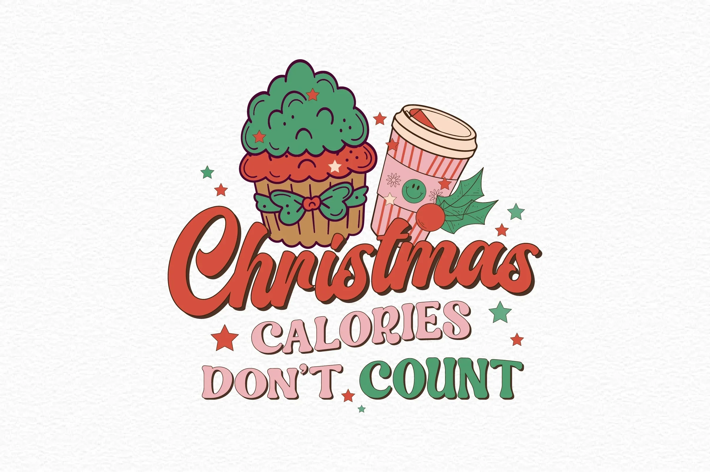 Christmas Calories Don't Count SVG Bundle