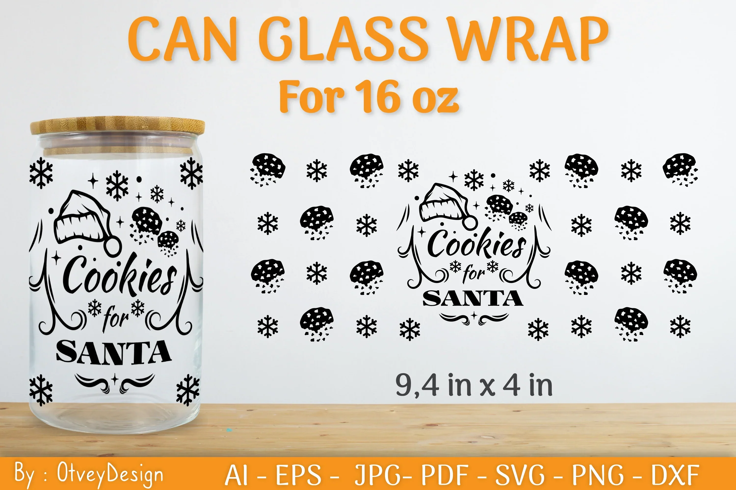 Christmas Can Glass 16 OZ SVG Bundle - Image 2