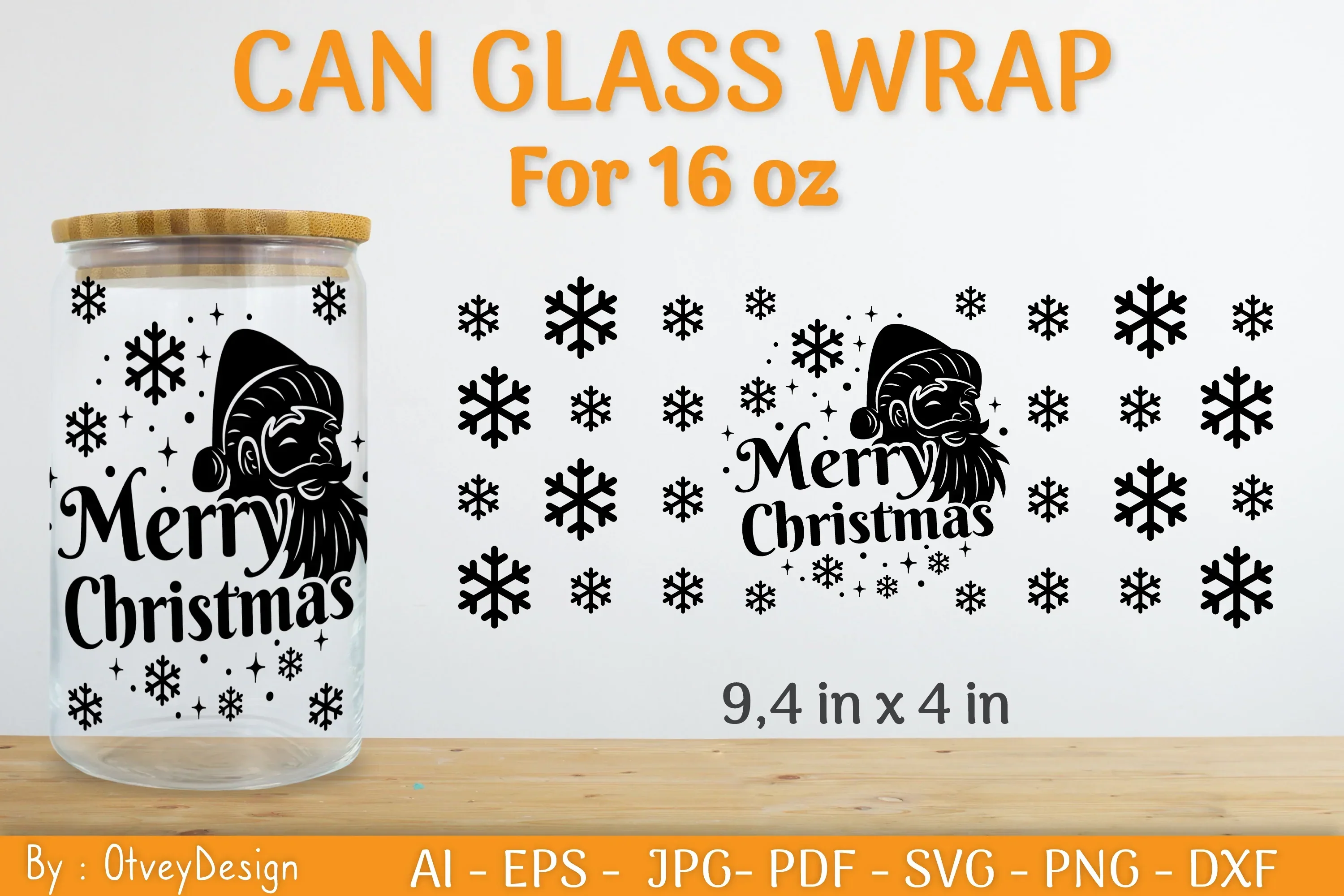Christmas Can Glass 16 OZ SVG Bundle - Image 2