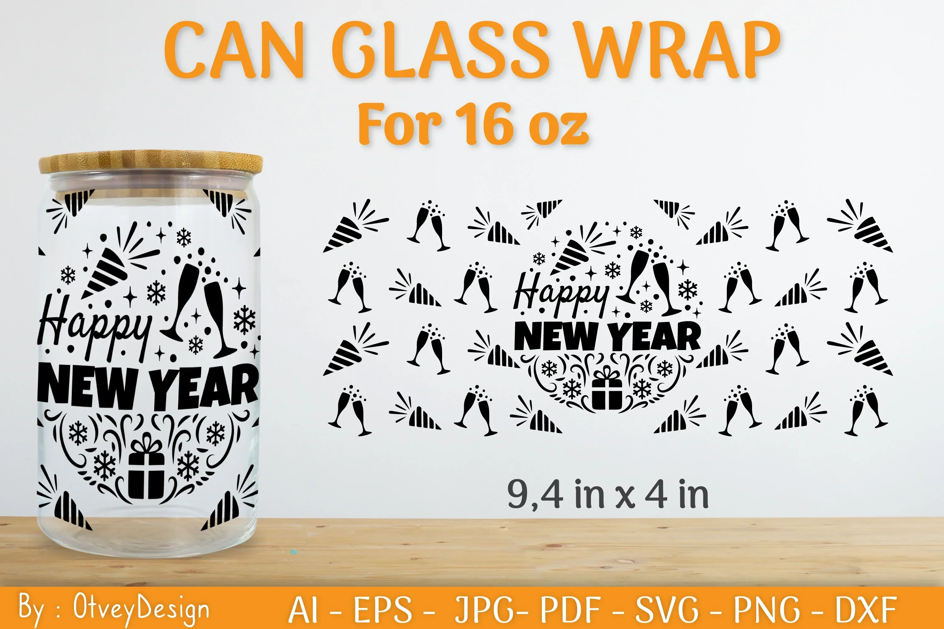 Christmas Can Glass 16 OZ SVG Bundle - Image 2