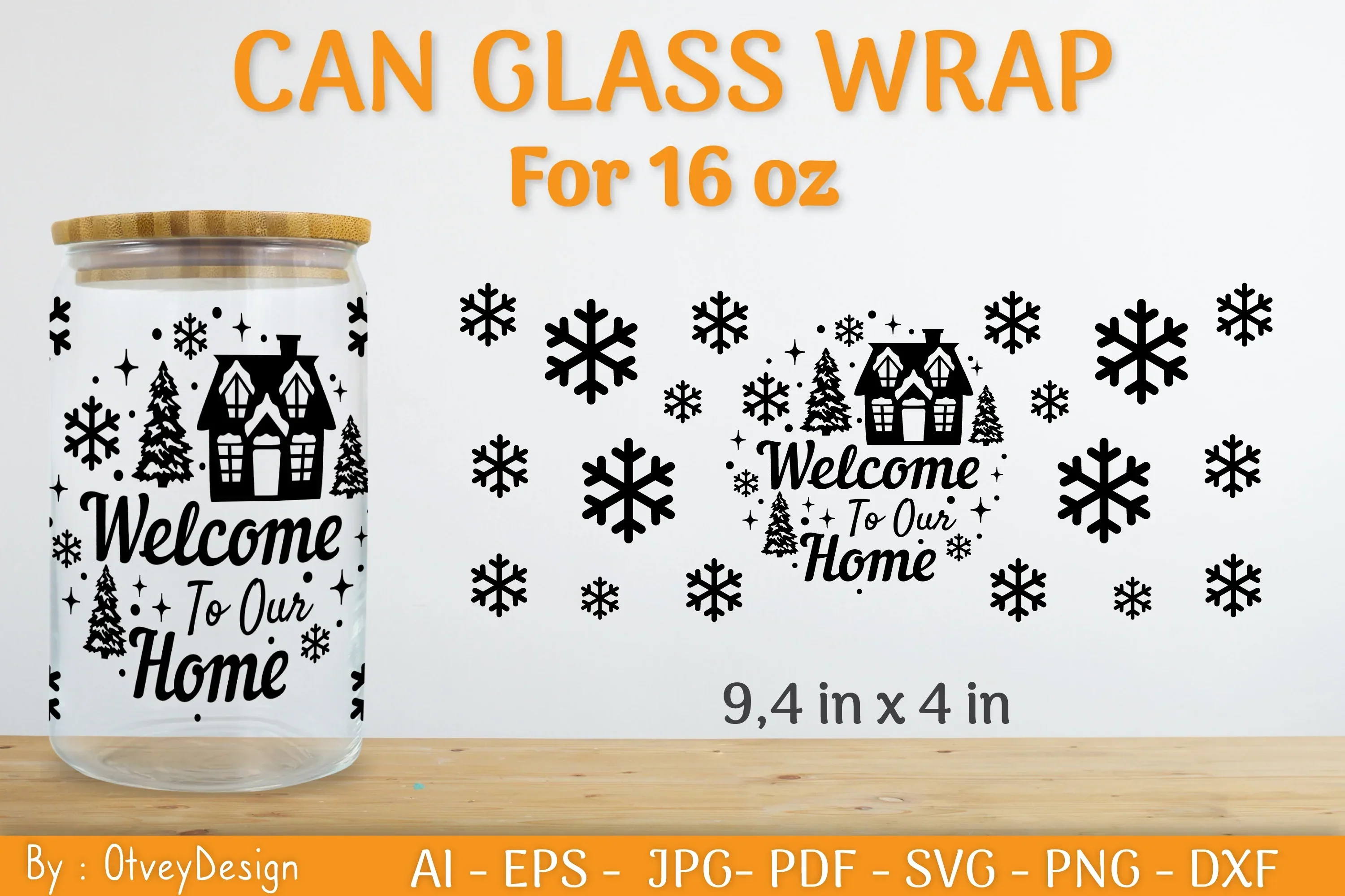 Christmas Can Glass 16 OZ SVG Bundle - Image 2