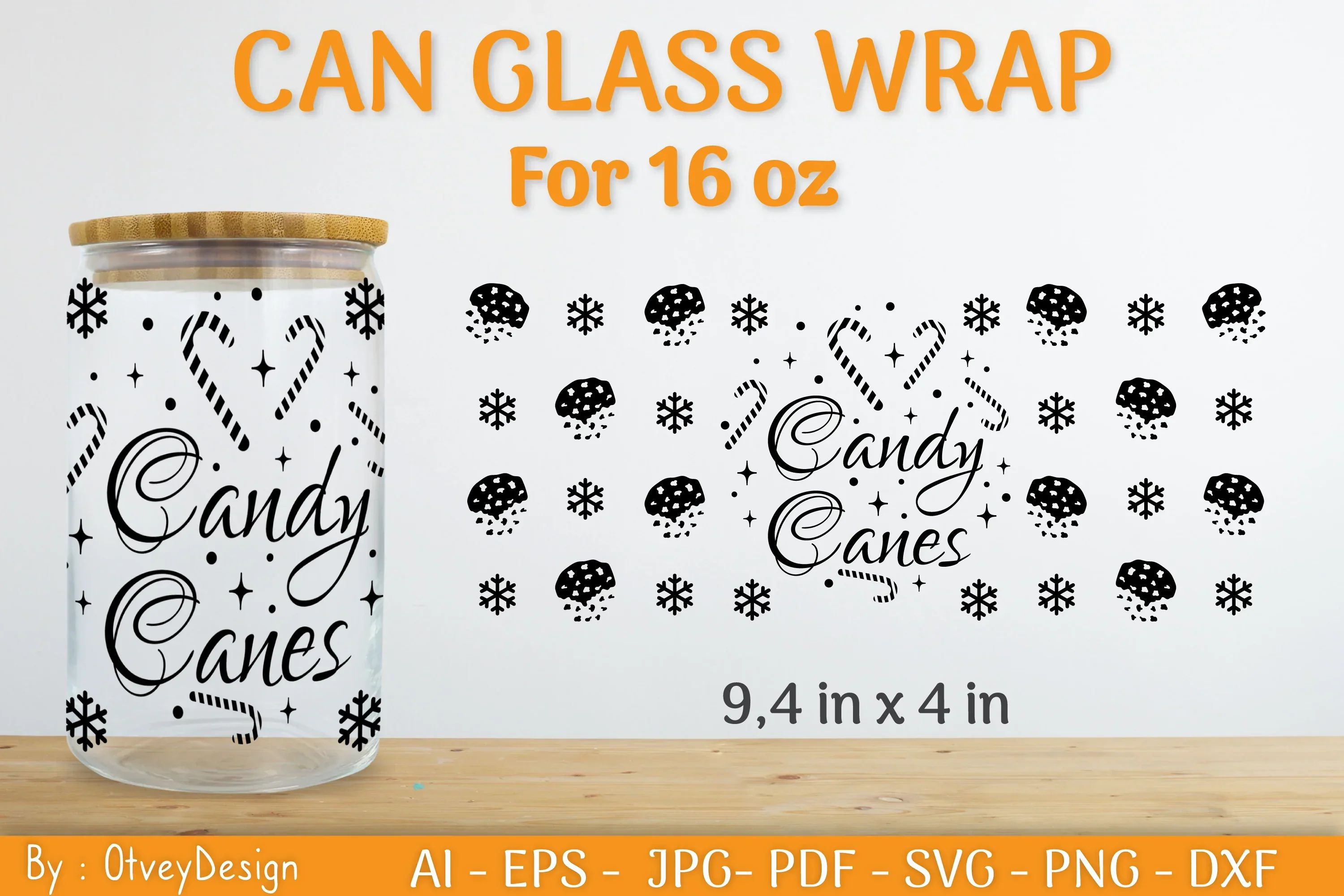 Christmas Can Glass 16 OZ SVG Bundle - Image 2