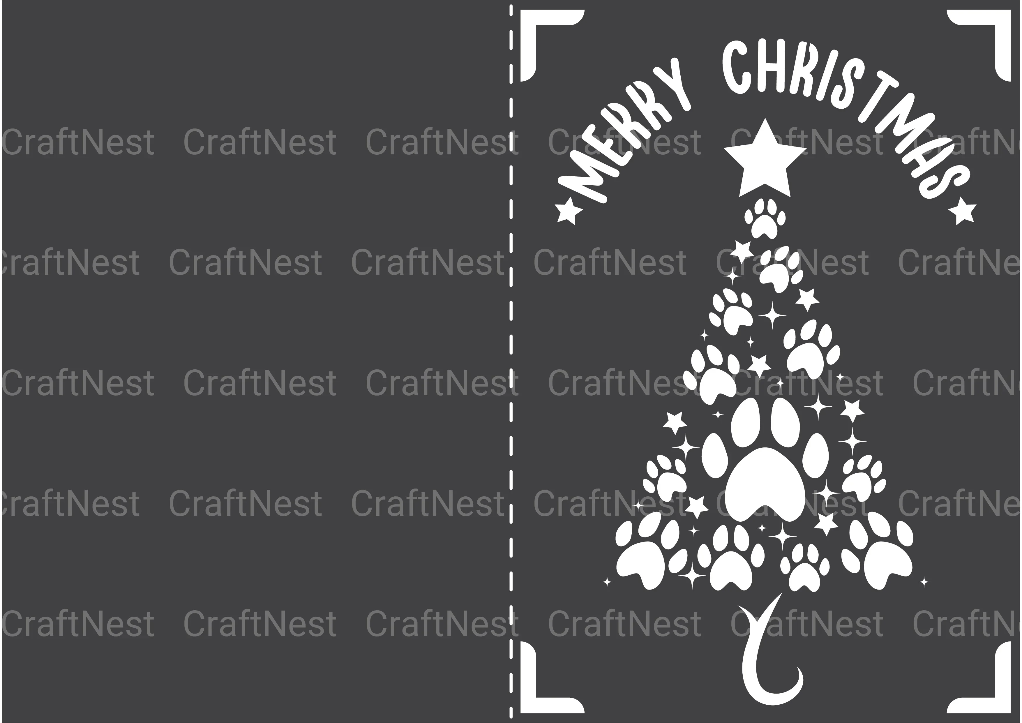 Christmas Card Papercut SVG Bundle - Image 12