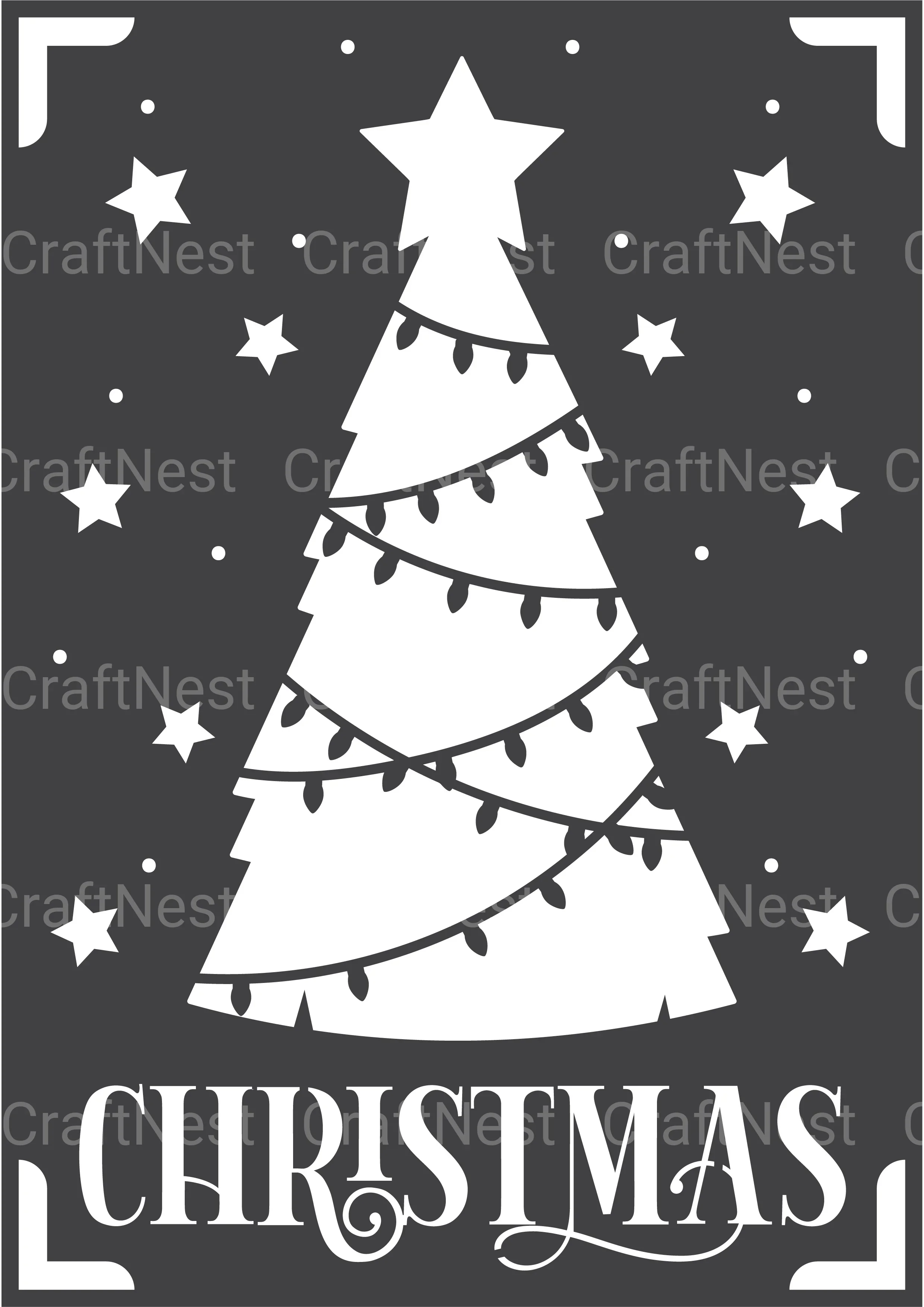 Christmas Card Papercut SVG Bundle - Image 5