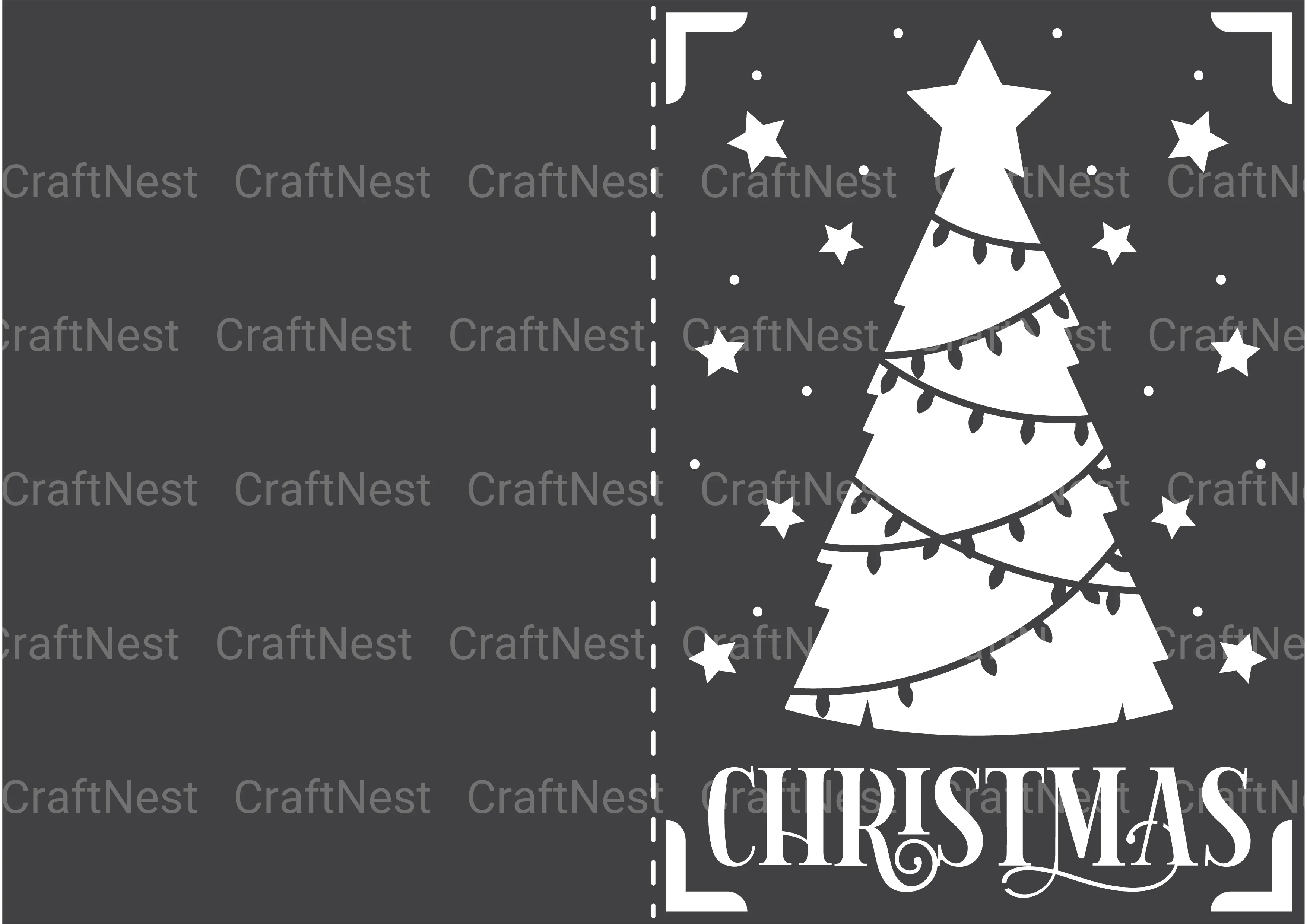 Christmas Card Papercut SVG Bundle - Image 6