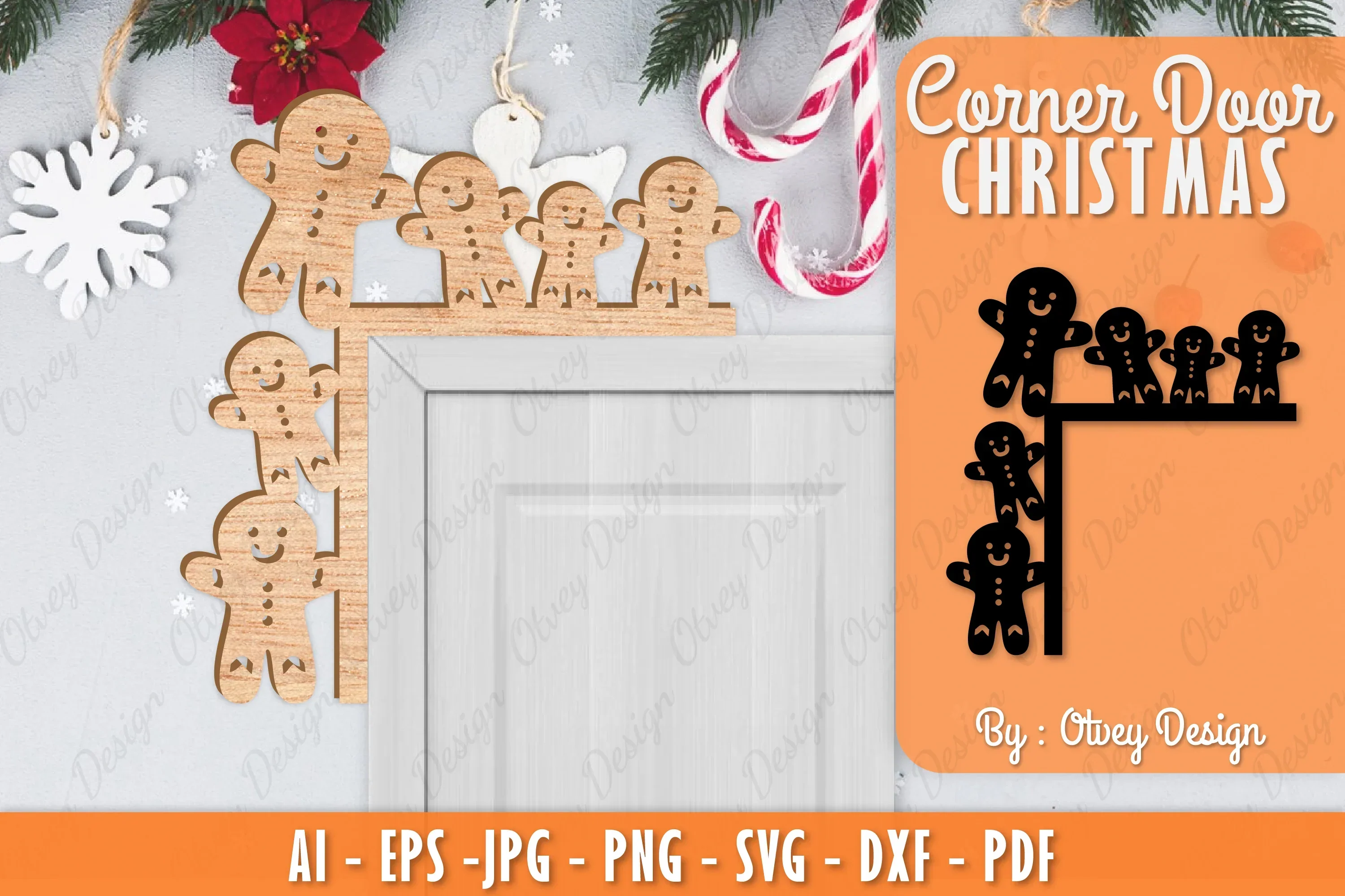 Christmas Corner Door SVG Bundle