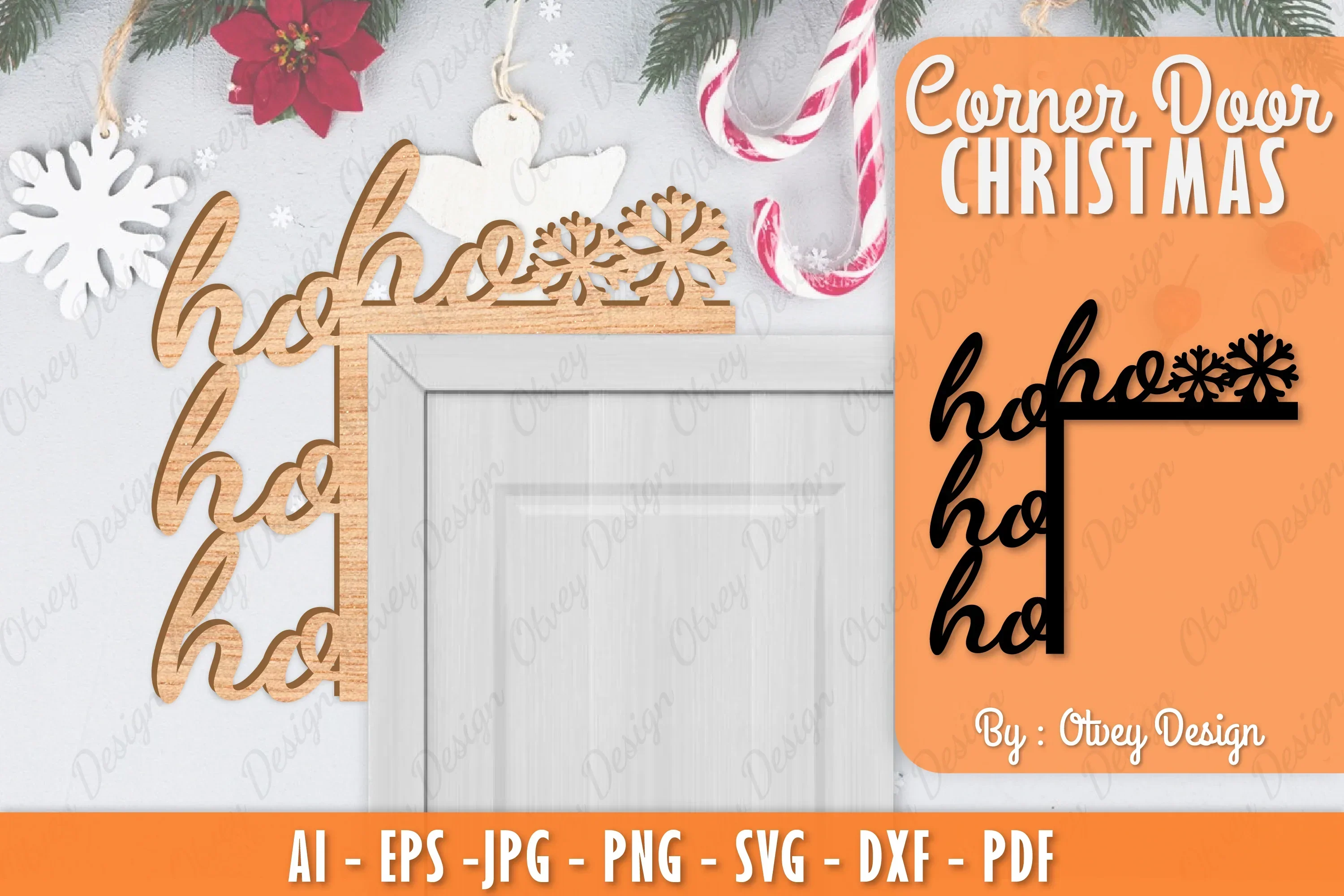 Christmas Corner Door SVG Bundle