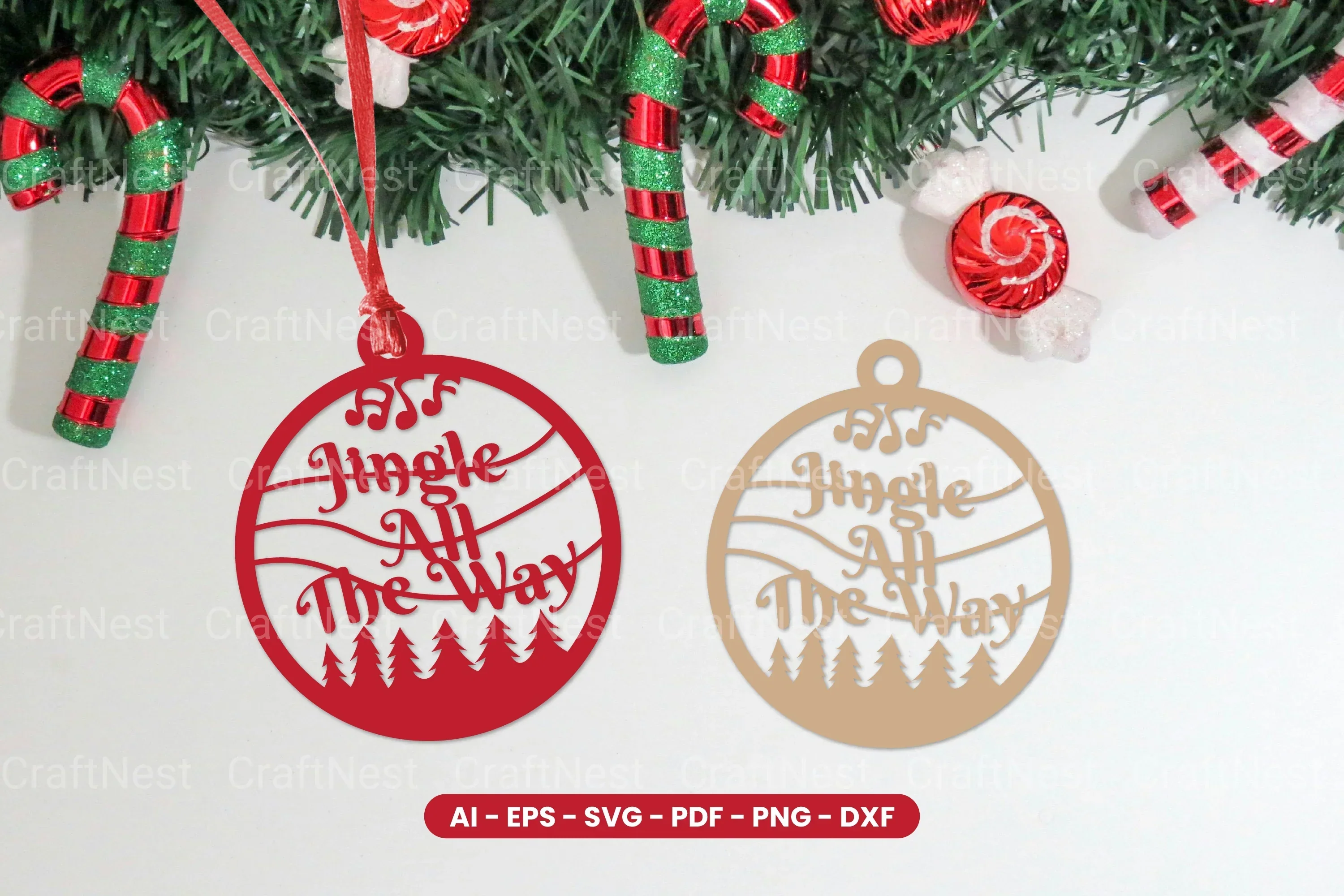 Christmas Decoration Ball Laser Cut SVG Bundle