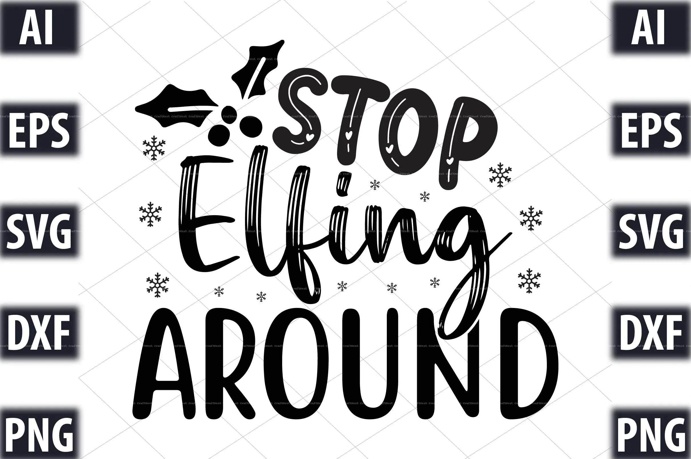 Christmas Design SVG Bundle Pack - Image 7