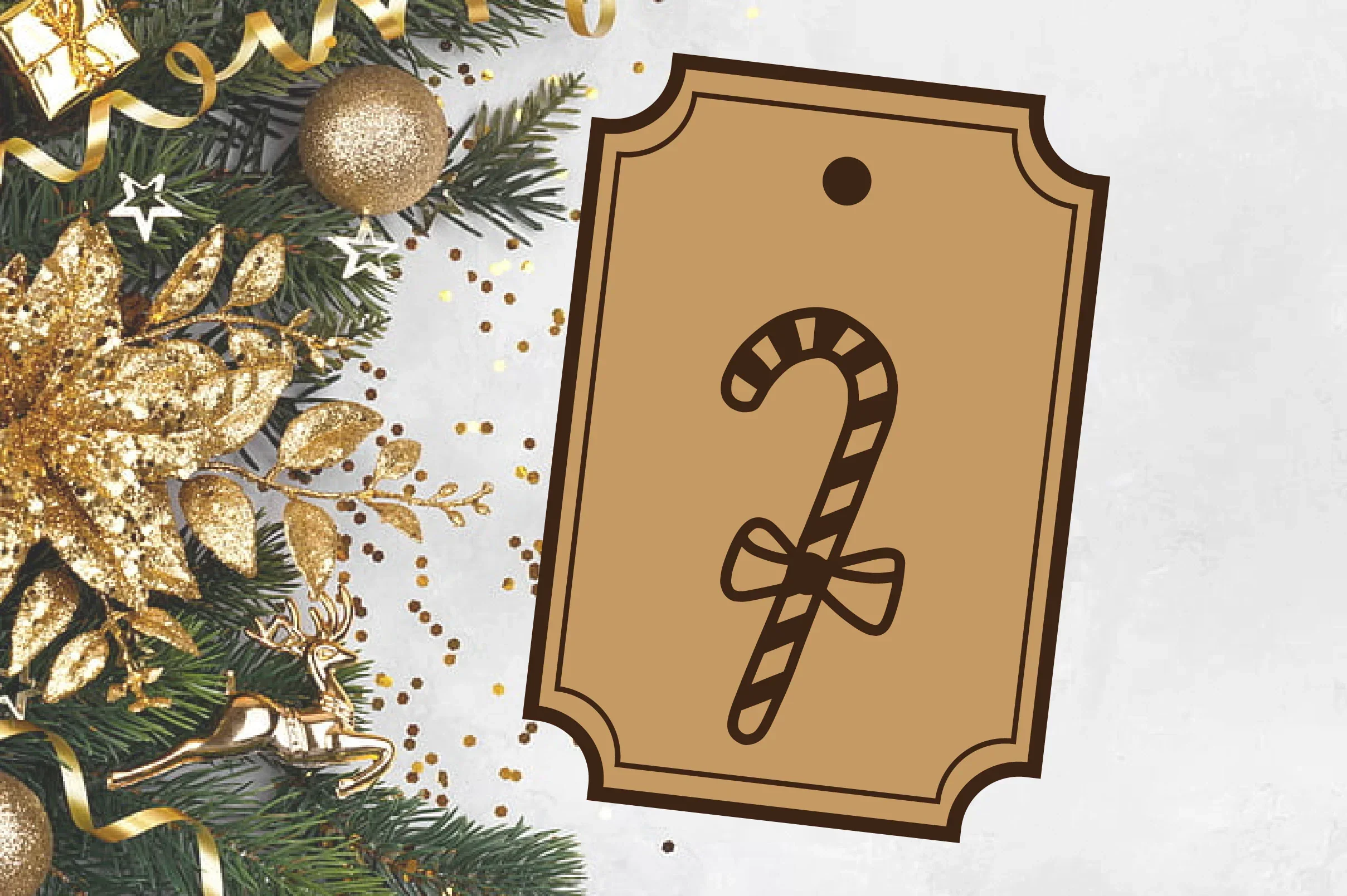 Christmas Gift Tag Laser Cut Bundle - Image 10