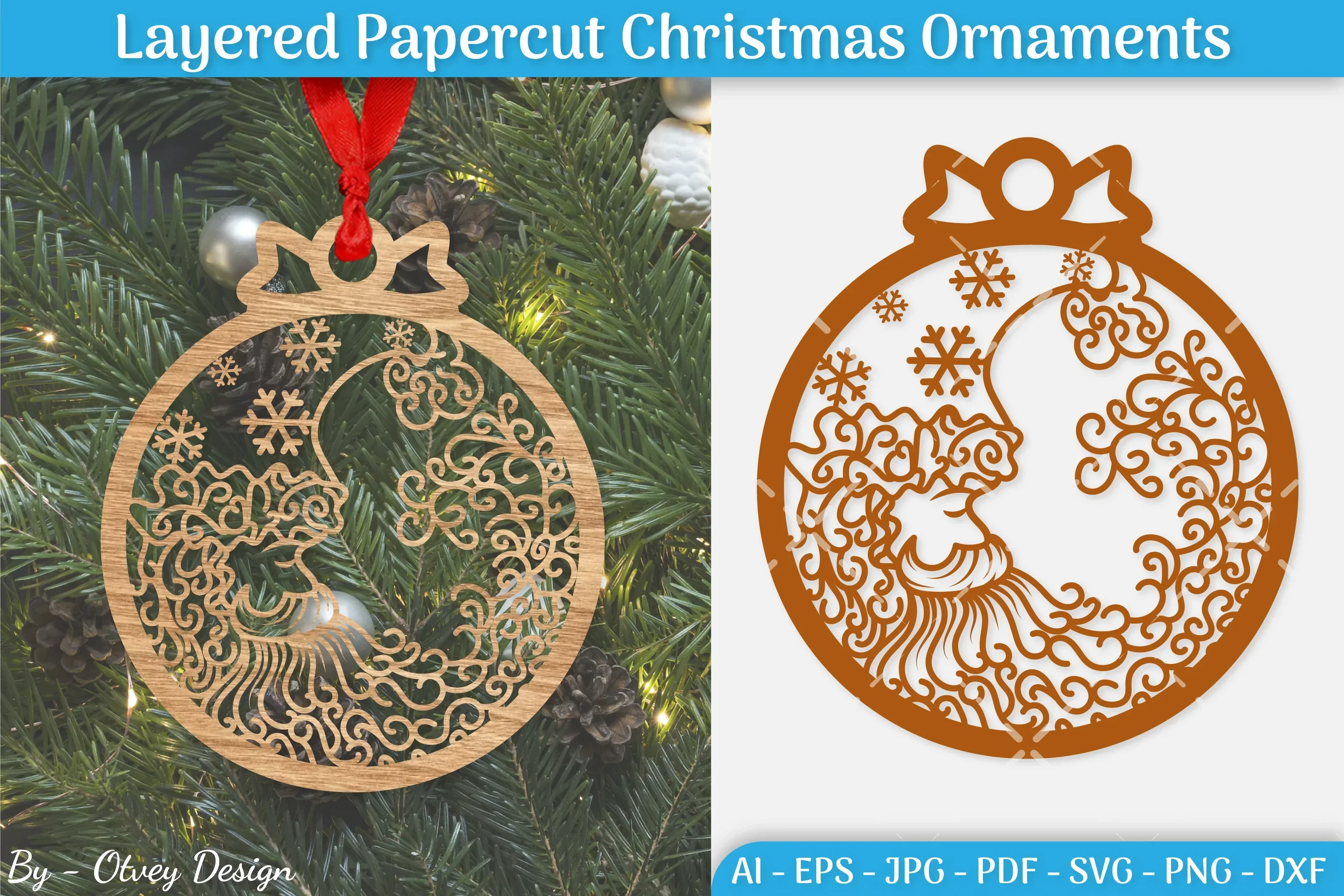 Christmas Ornament SVG Bundle