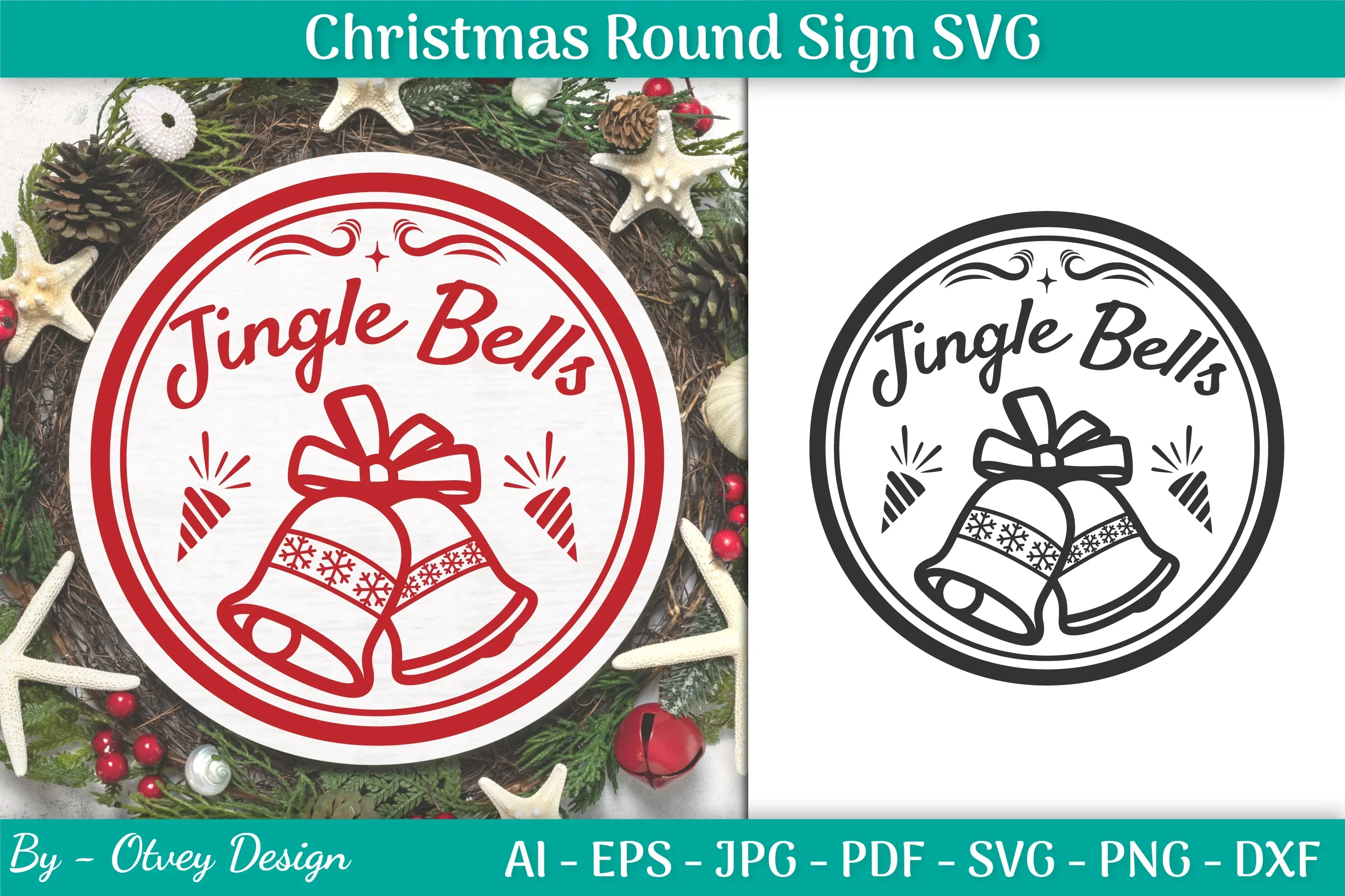 Christmas Round SVG Bundle