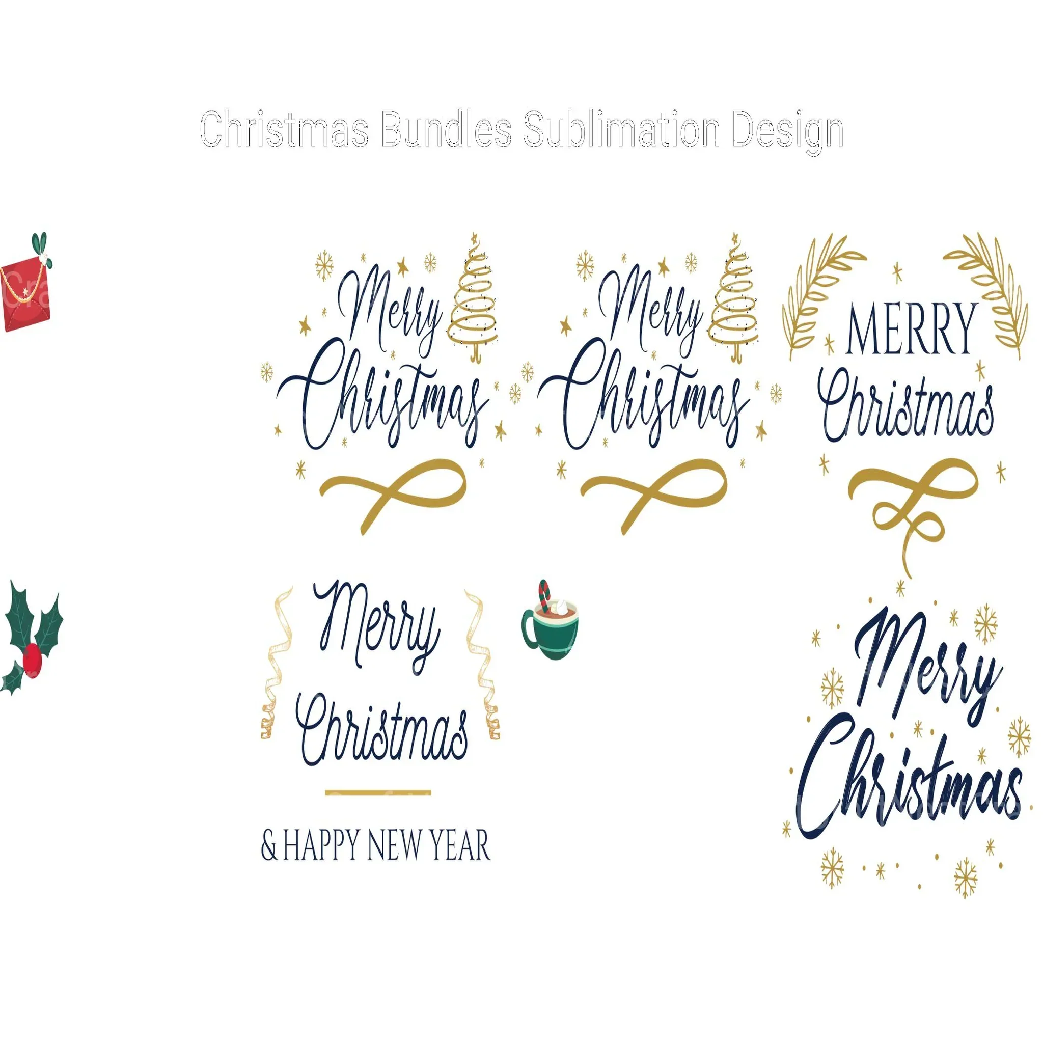 Christmas Sublimation SVG Bundle - Image 2