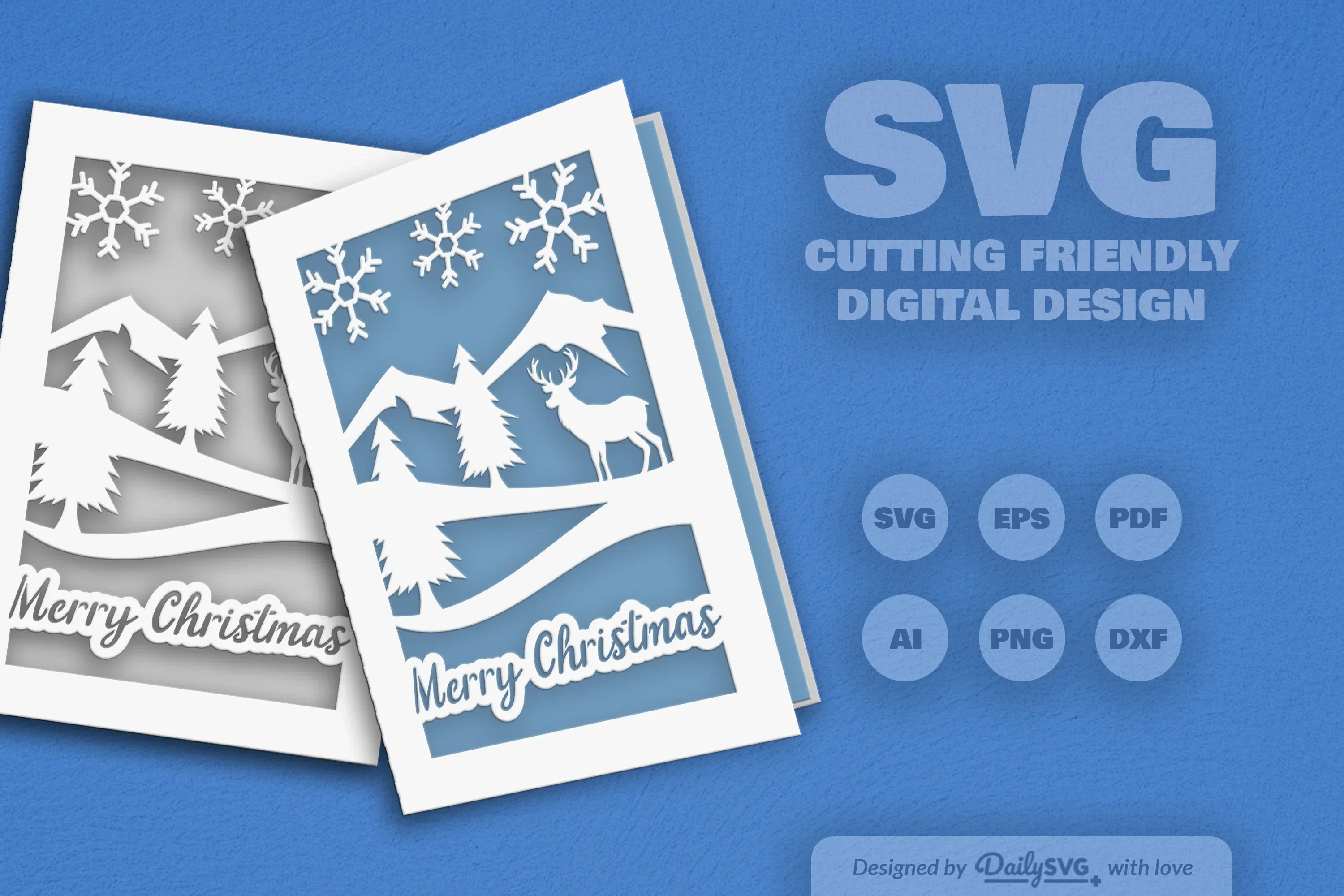 Christmas SVG Bundle Festive Holiday Collection - Image 2