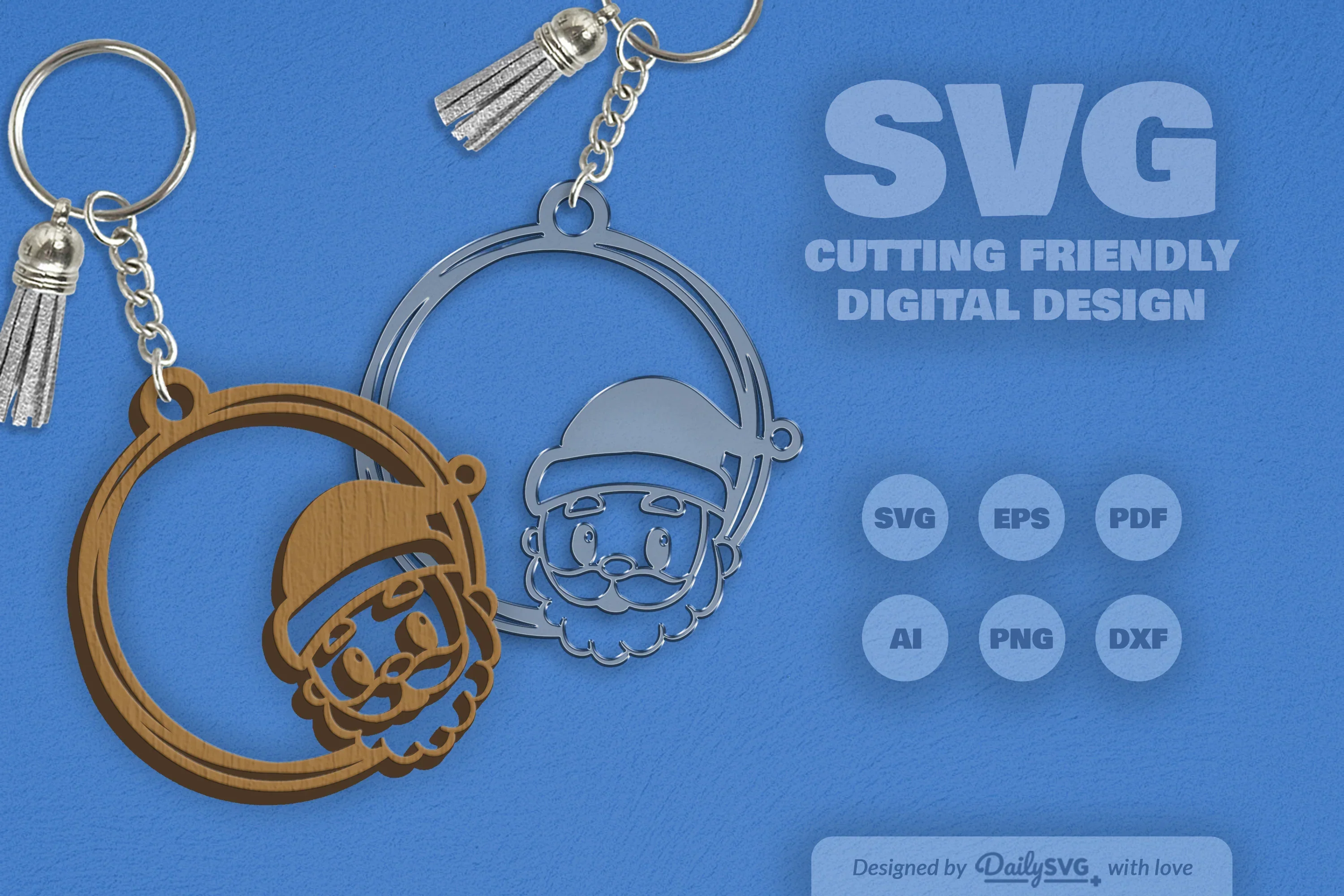 Christmas SVG Round SVG Bundle - Image 2