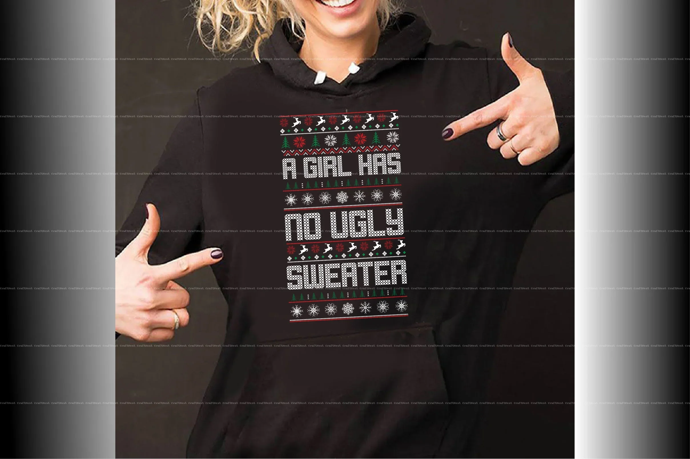 Christmas Sweater Design SVG Bundle - Image 8