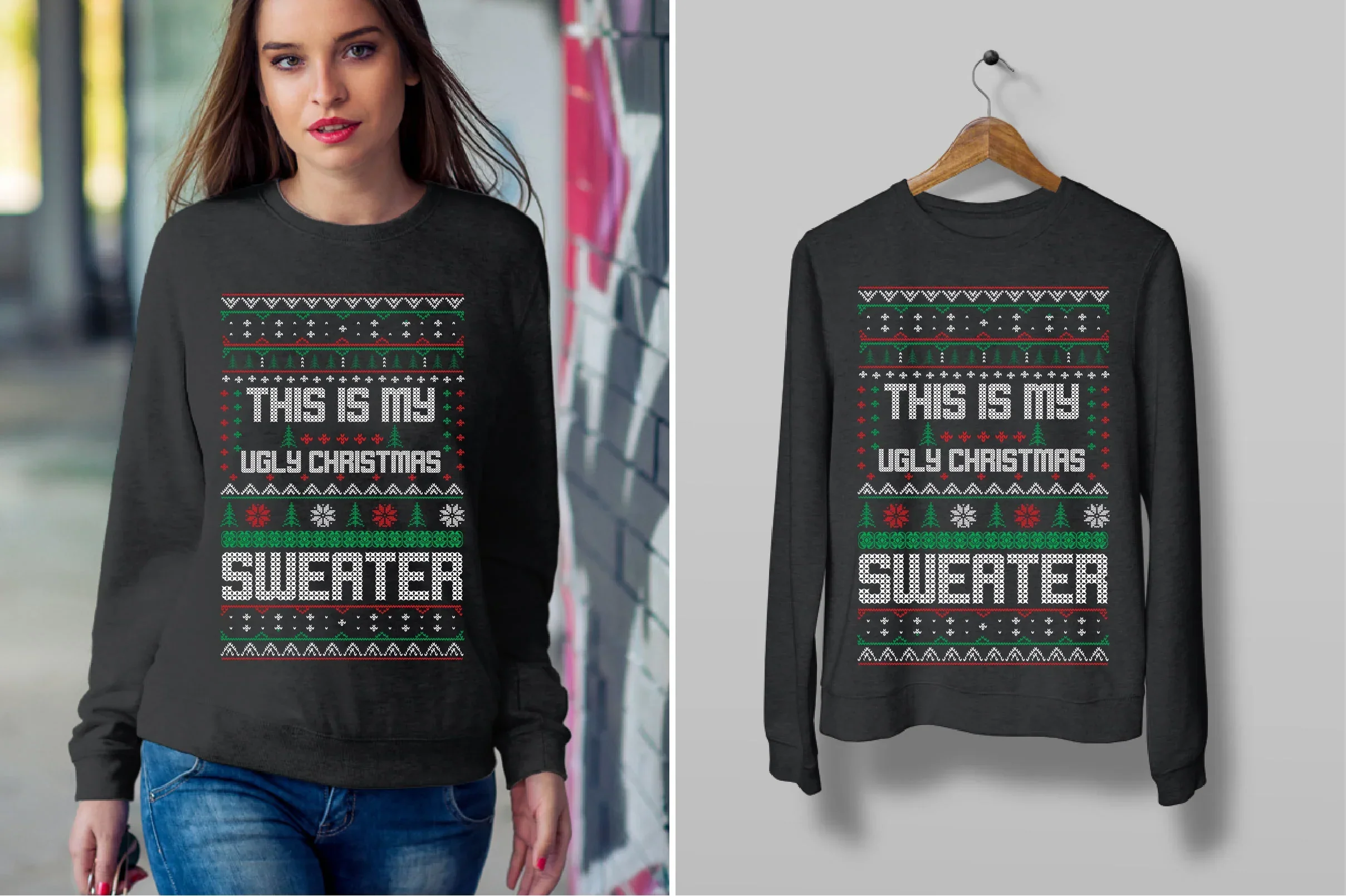 Christmas Sweater T-Shirt Bundle - Image 3