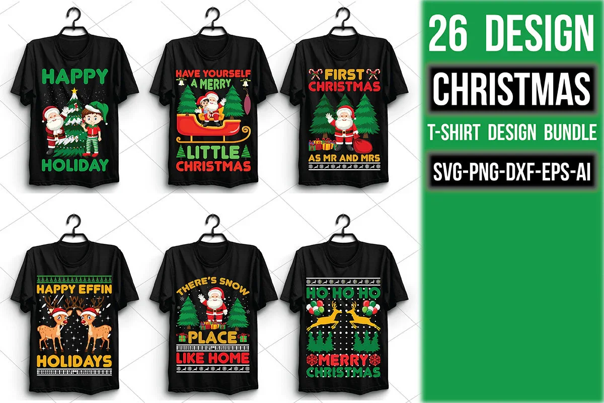 Christmas T Shirt 20 Bundle