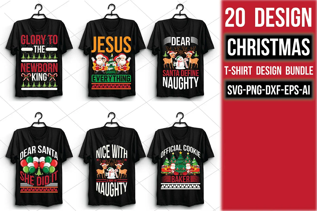 Christmas T Shirt 20 Bundle