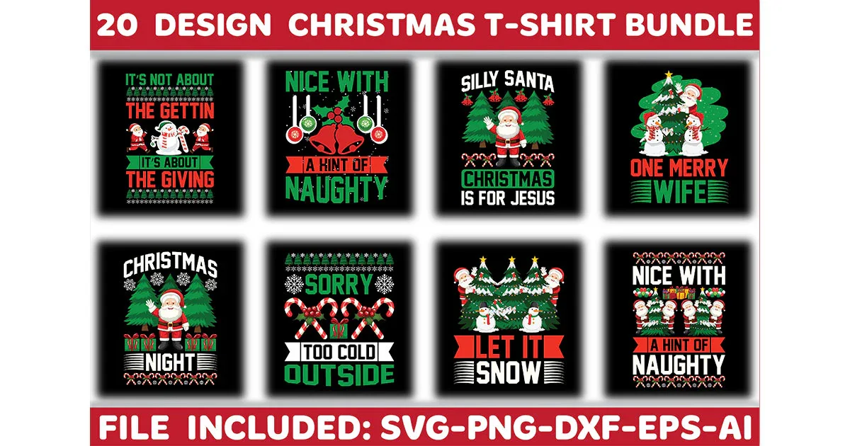 Christmas T-Shirt Bundle