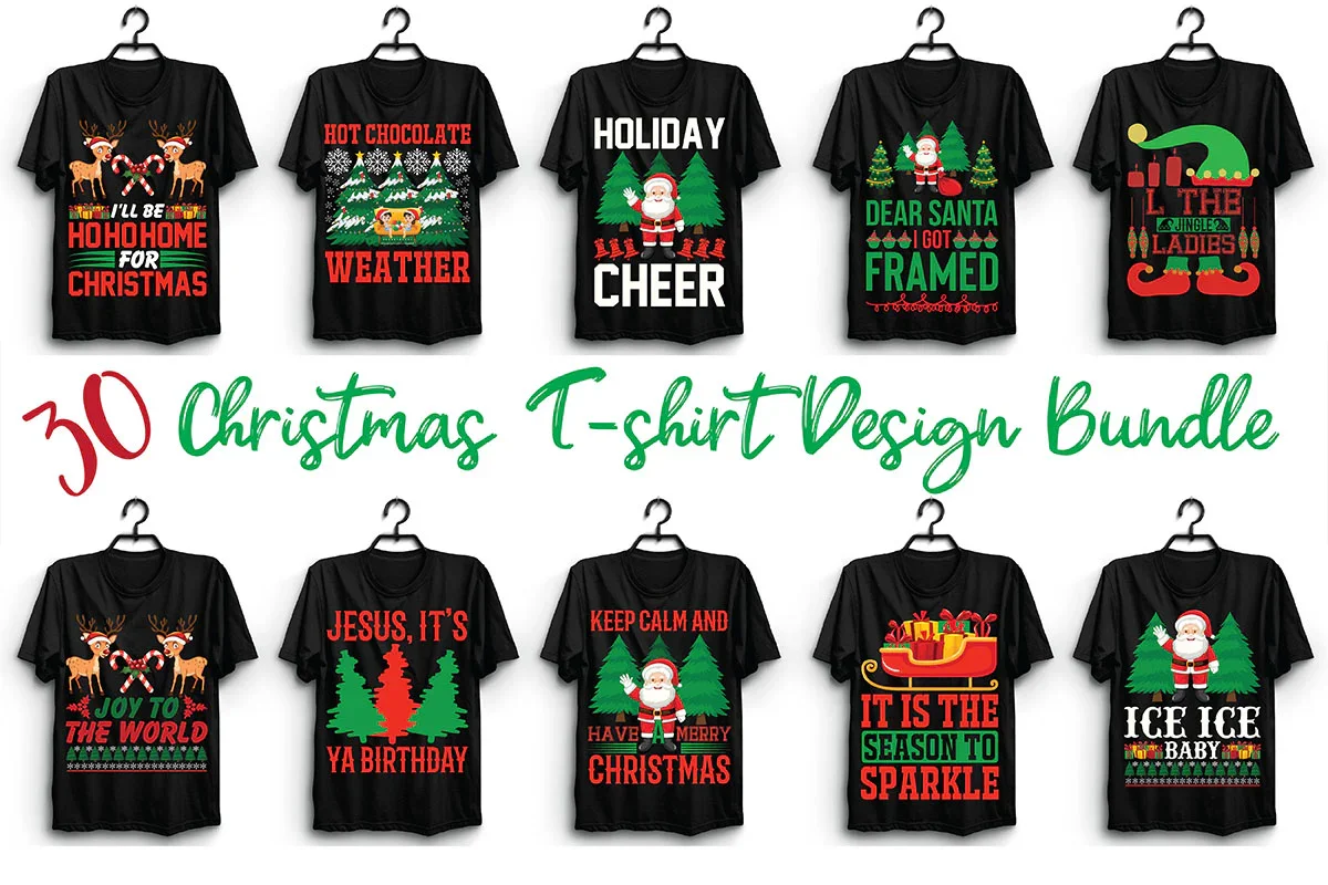 Christmas T Shirt Bundle