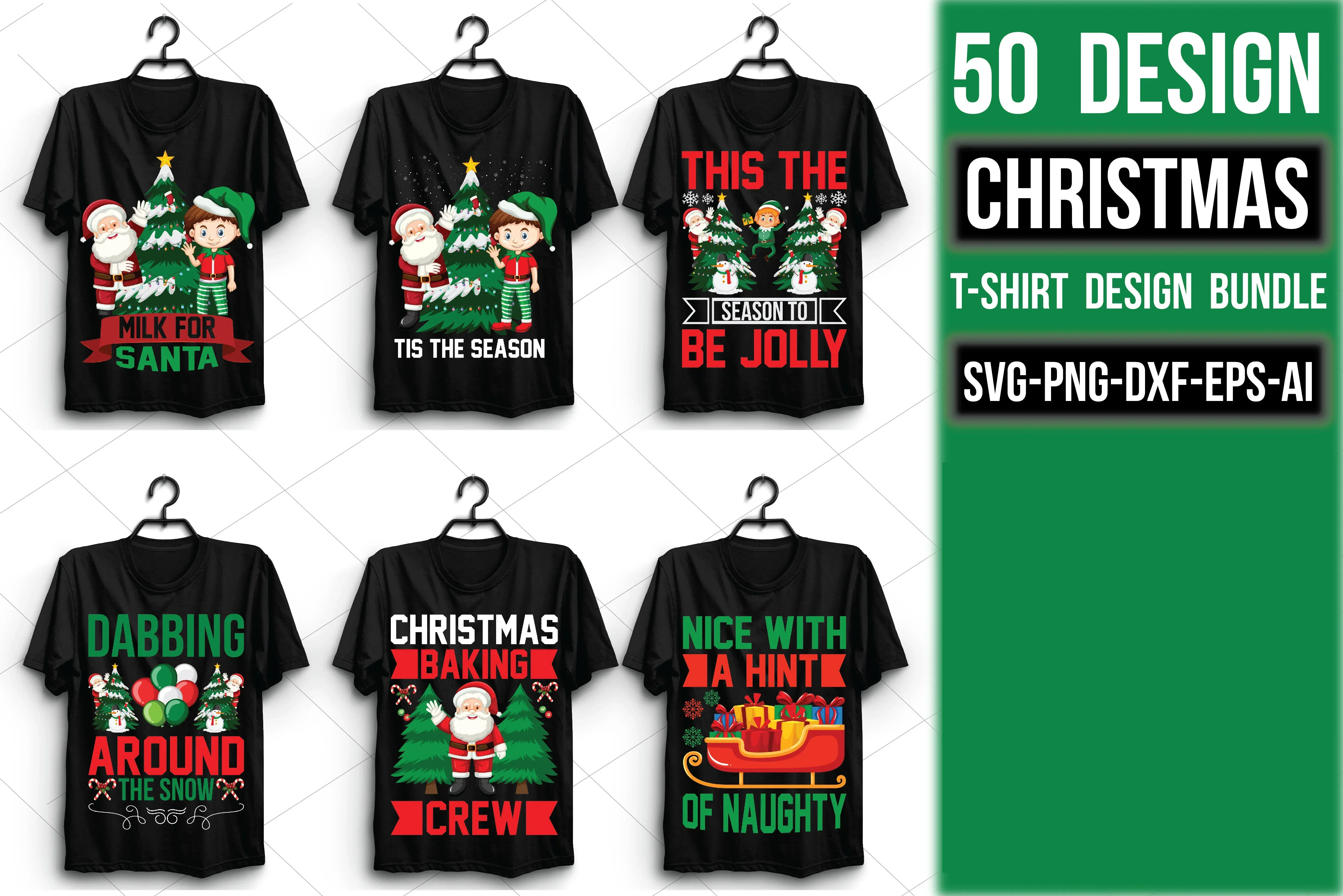 Christmas T Shirt Bundle - Image 2