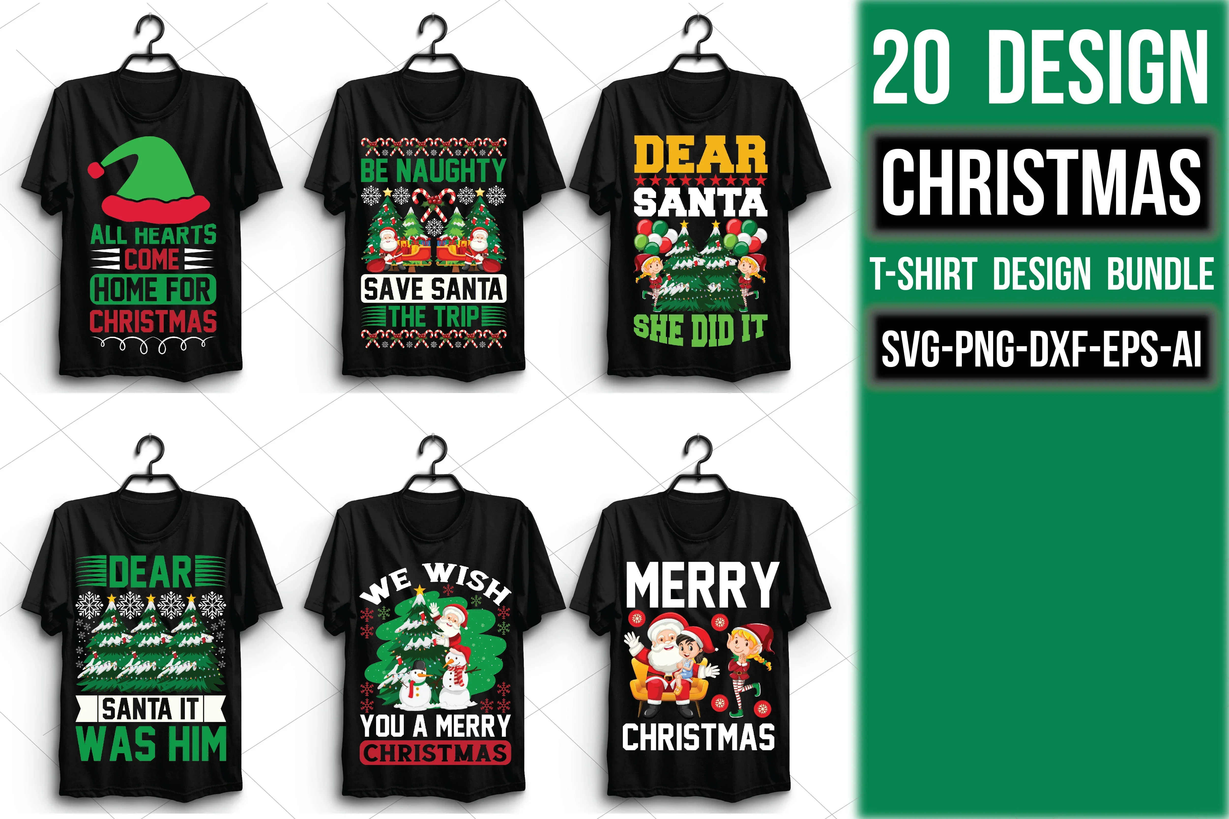 Christmas T Shirt Bundle - Image 2