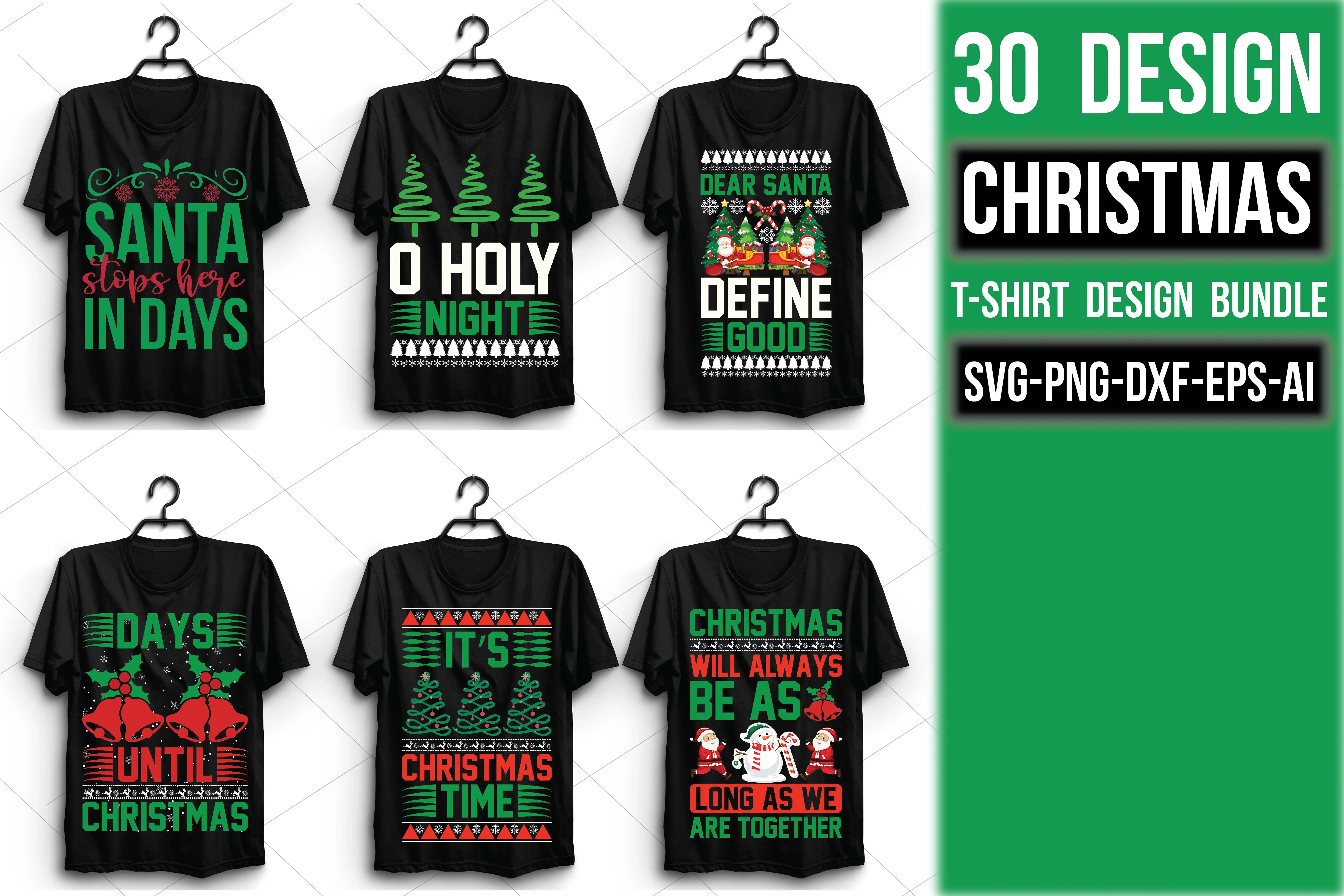 Christmas T Shirt Bundle - Image 2