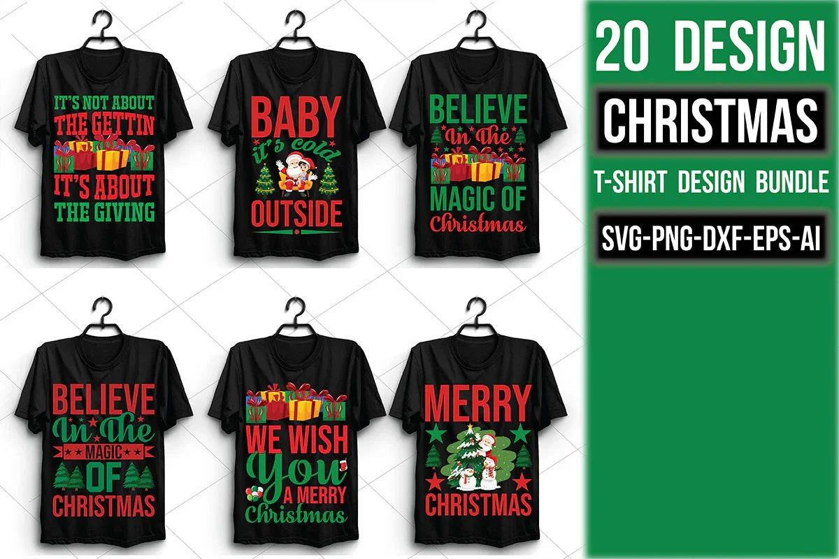 Christmas T Shirt Bundle