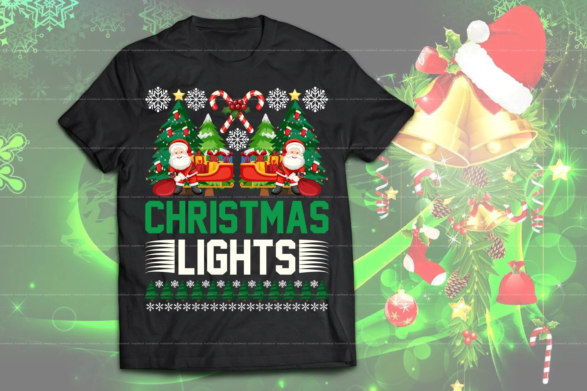 Christmas T-Shirt Design SVG Bundle - Image 11